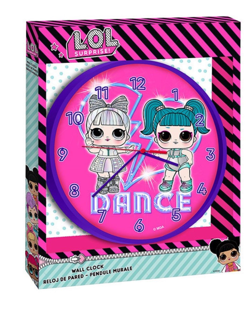 Kids Euroswan Wanduhr Wanduhr LOL Surprise