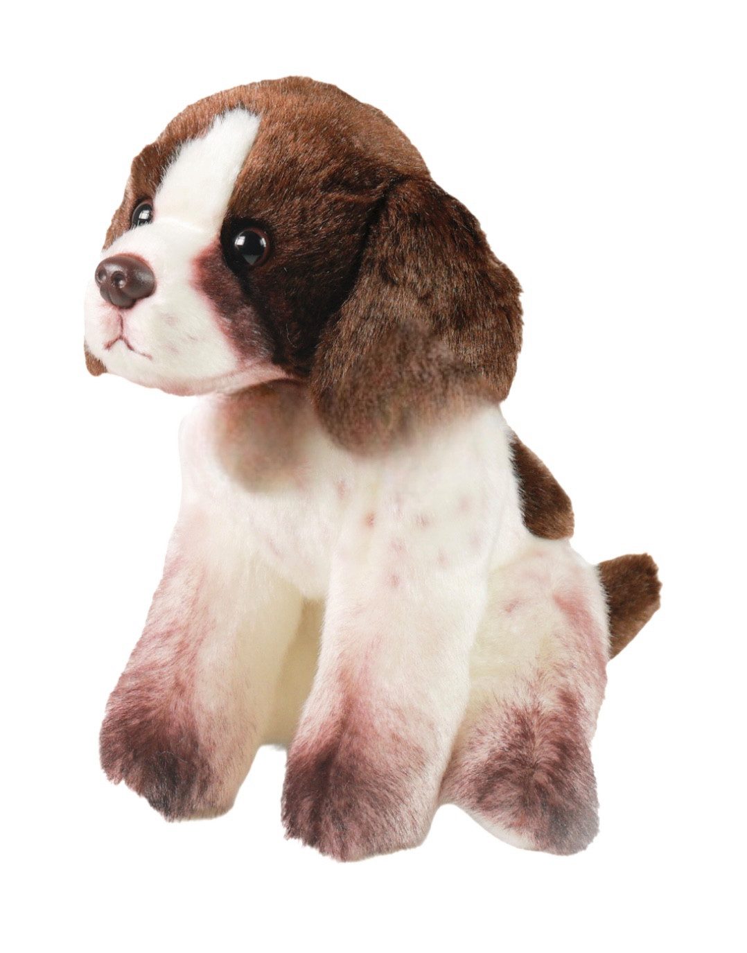 Teddys Rothenburg Kuscheltier Jagdhund sitzend braun/weiß 24 cm Plüschhund Stofftier (Plüschtier, Stoffhund, Stoffjadghund, Plüschjagdhund)