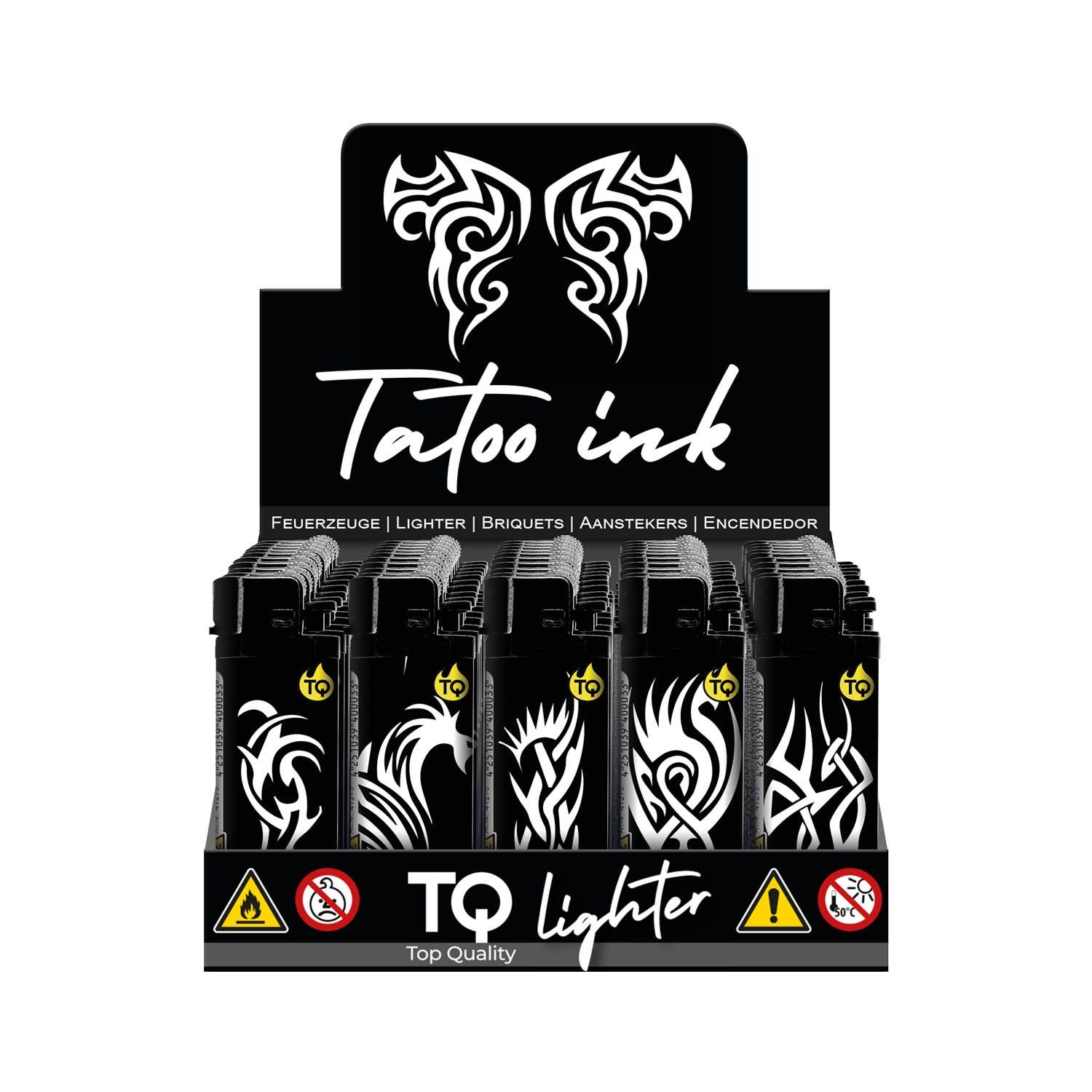 emeco Feuerzeug Reibrad-Motivfeuerzeug Feuerzeuge Feuerzeug 50er Tatoo ink