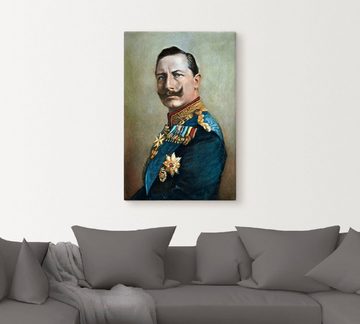 Artland Leinwandbild Wilhelm II., Menschen (1 St), auf Keilrahmen gespannt