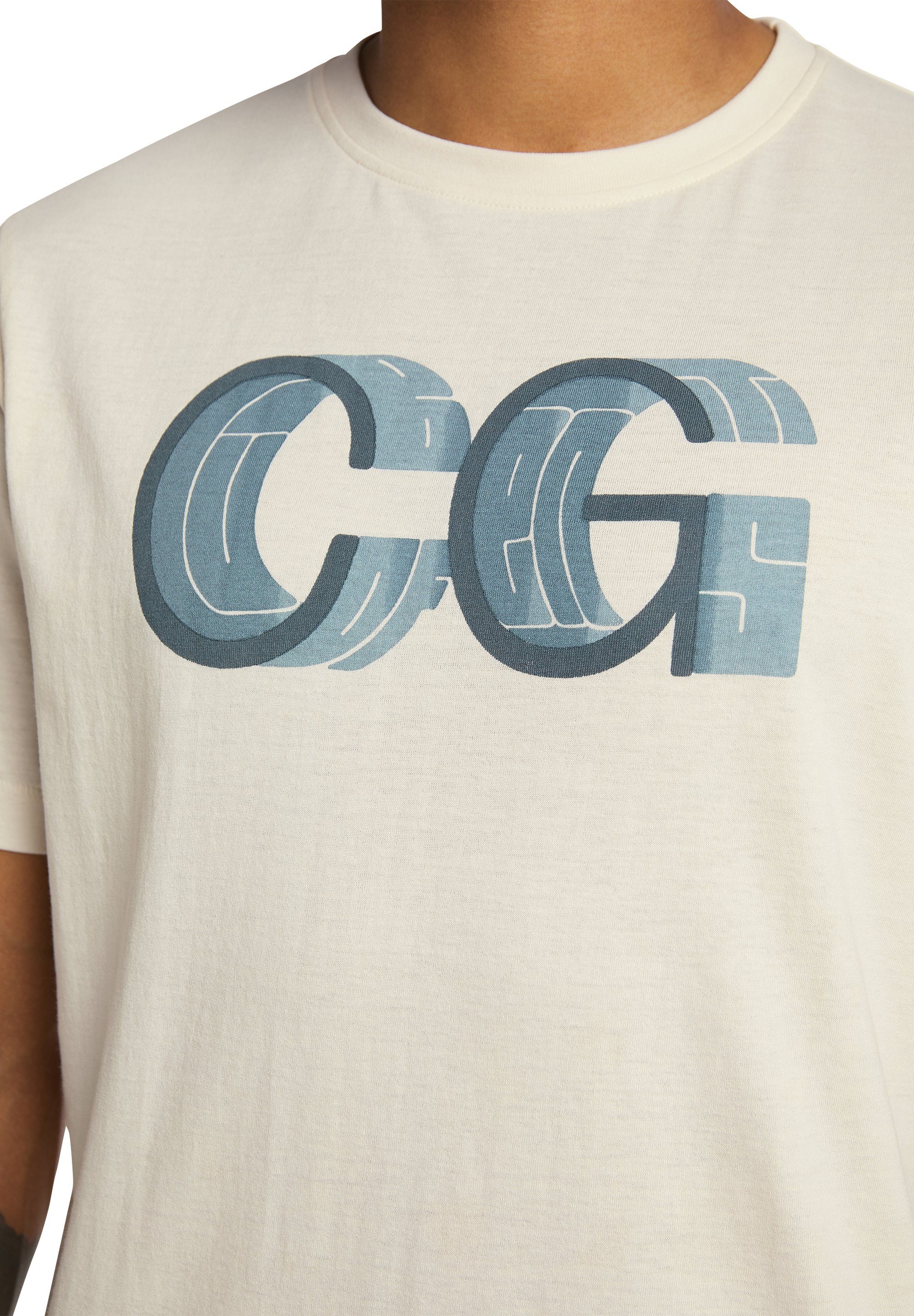 CG Club of Gents Hellbeige Benter T-Shirt CG