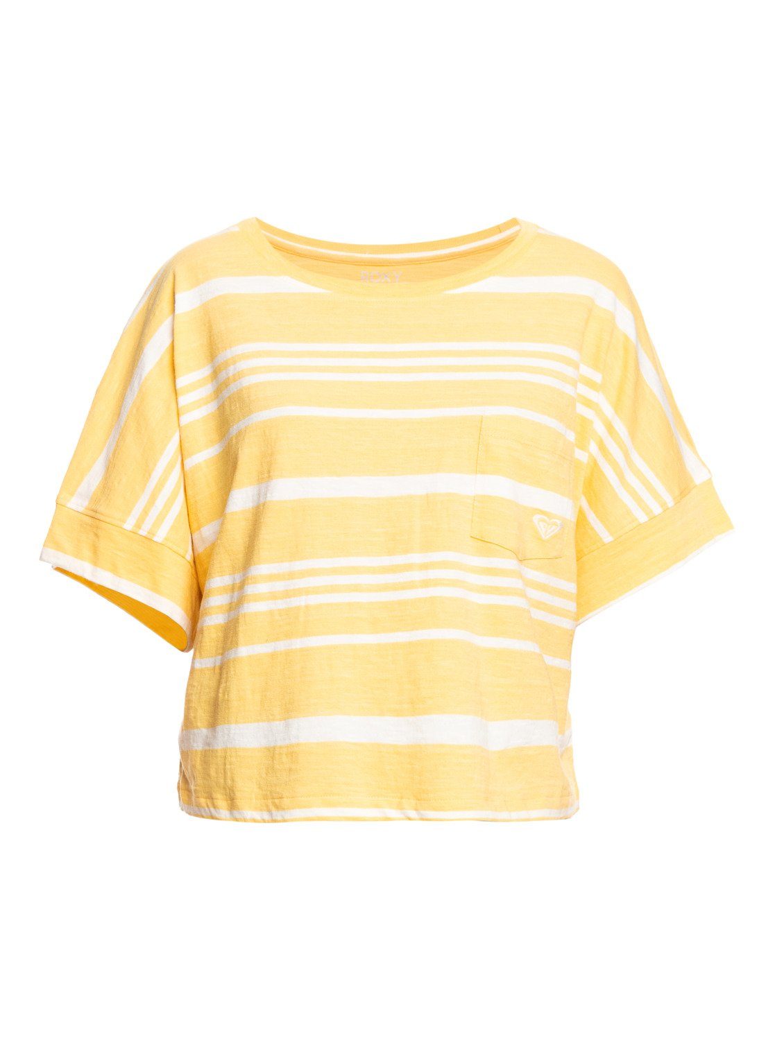 Roxy T-Shirt Stripy Sand Flax Seaview Stripe Horizontal