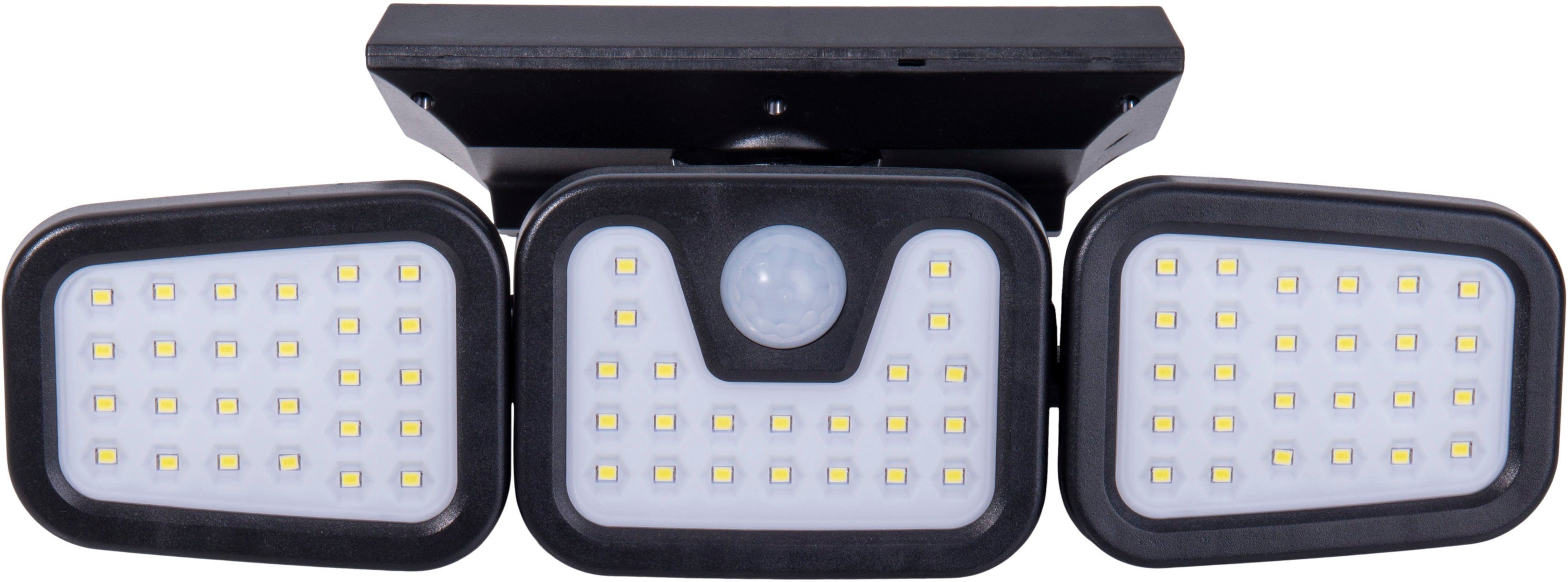 LED LED Pacita, dimmbar Sensorschalter, in fest Wandleuchte, 3 integriert, Sensor/Dämmerungsschalter Solarleuchte Kaltweiß, Stufen, näve