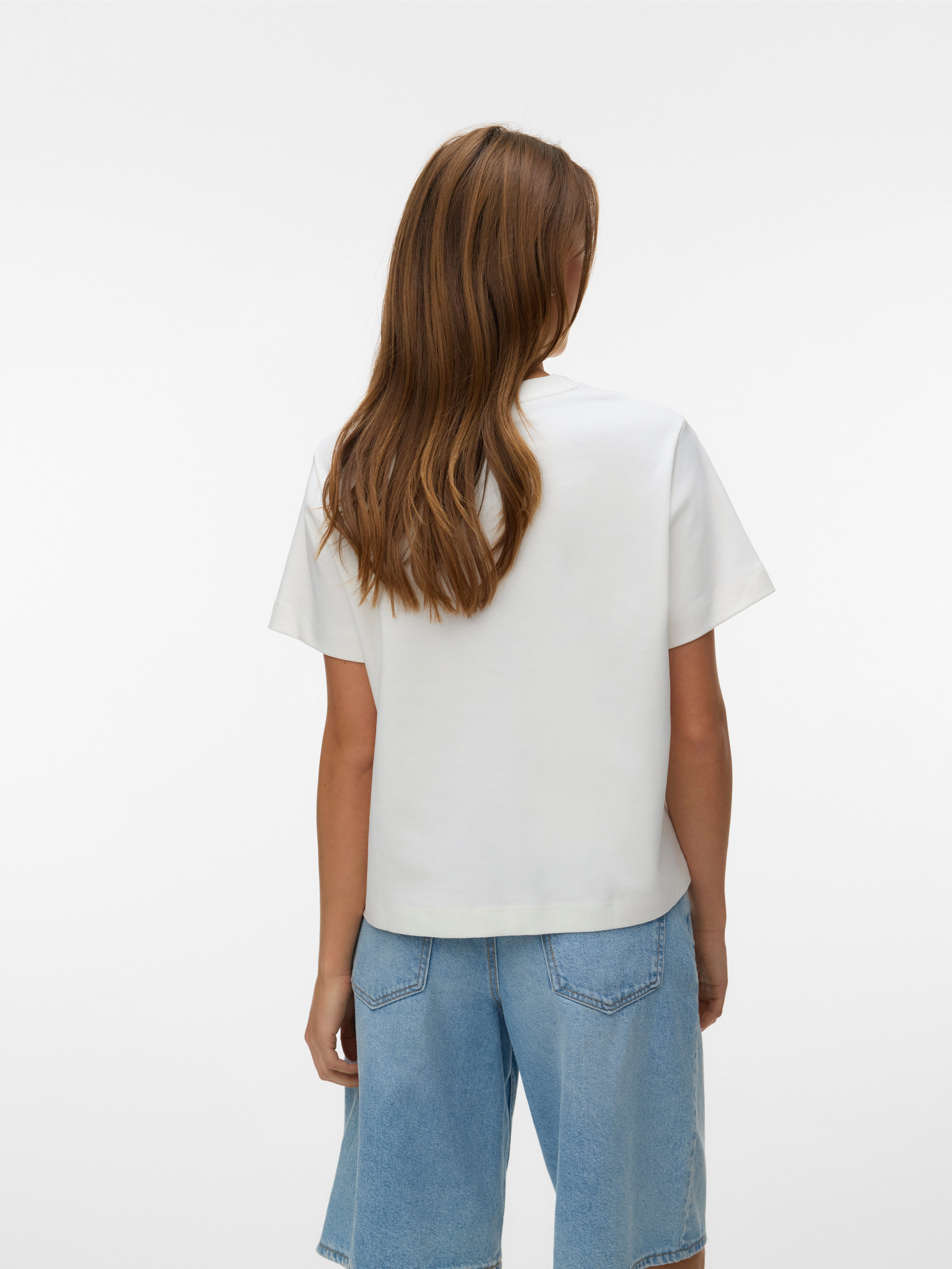 Vero Moda Kurzarmshirt VMSARA METTE SS TOP BOX JRS GA NOOS Baumwolle, regul günstig online kaufen