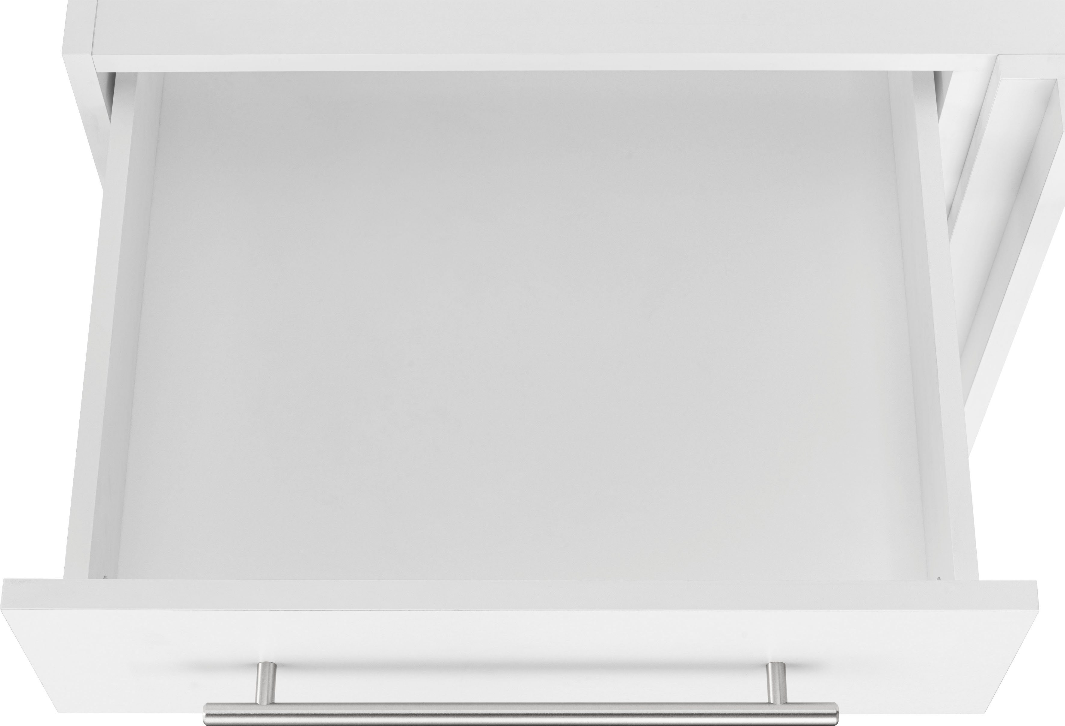 wiho Küchen Eckunterschrank Unna Planungsmaß Weiß 100 cm cm, ohne Arbeitsplatte weiß/weiß 110 | breit