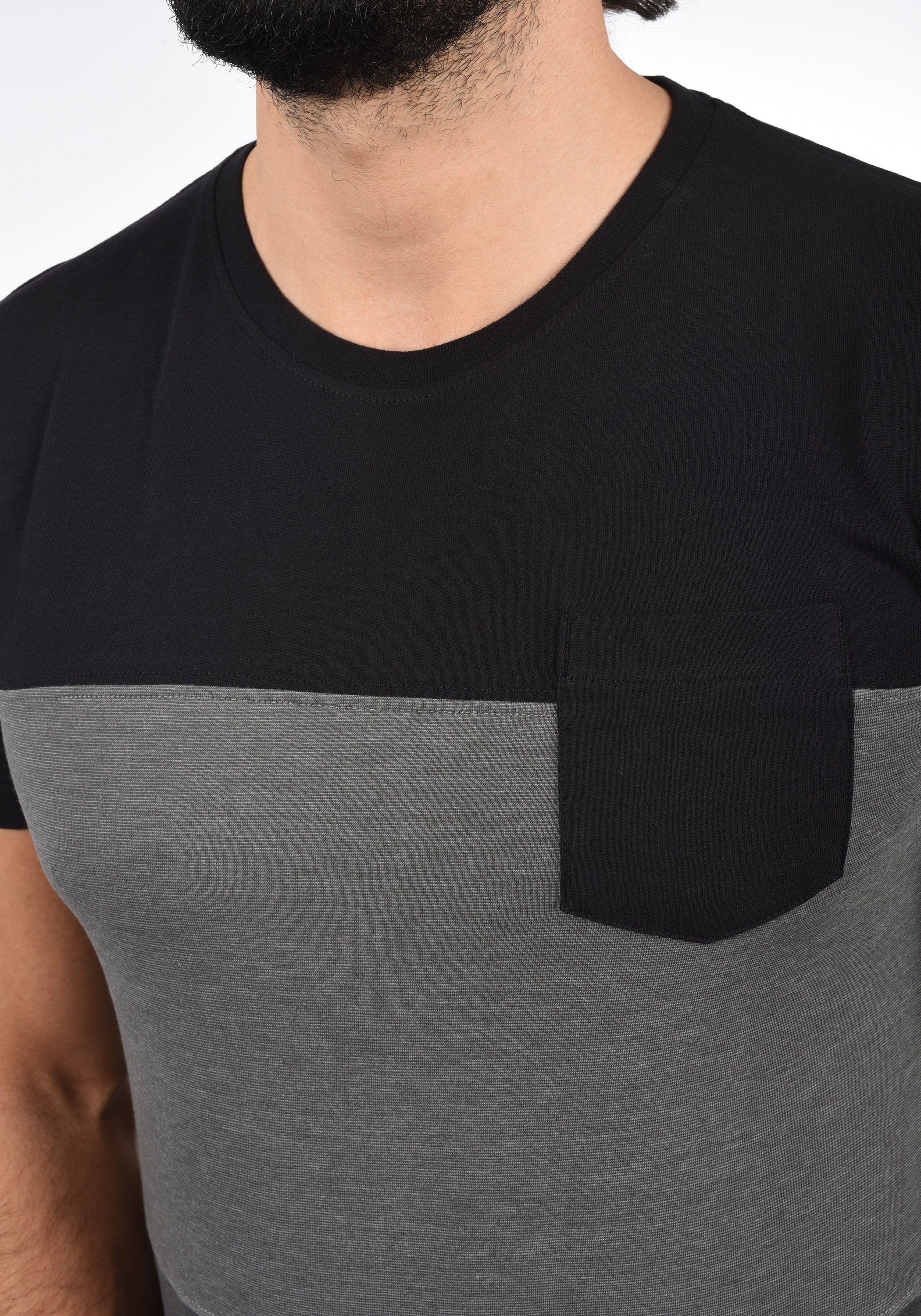 Solid Rundhalsshirt SDMingo T-Shirt Black (9000)