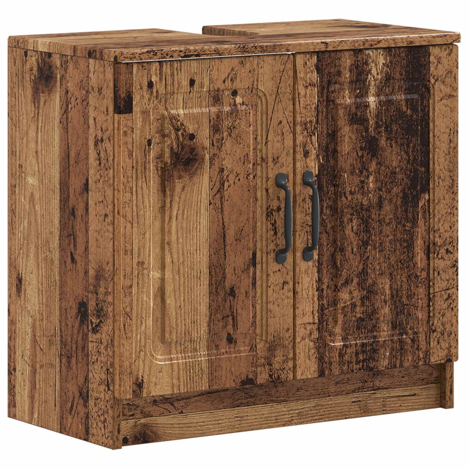 vidaXL Gartenlounge-Set 3-teiliges Badezimmer-Schranksystem UTRECHT Altholz