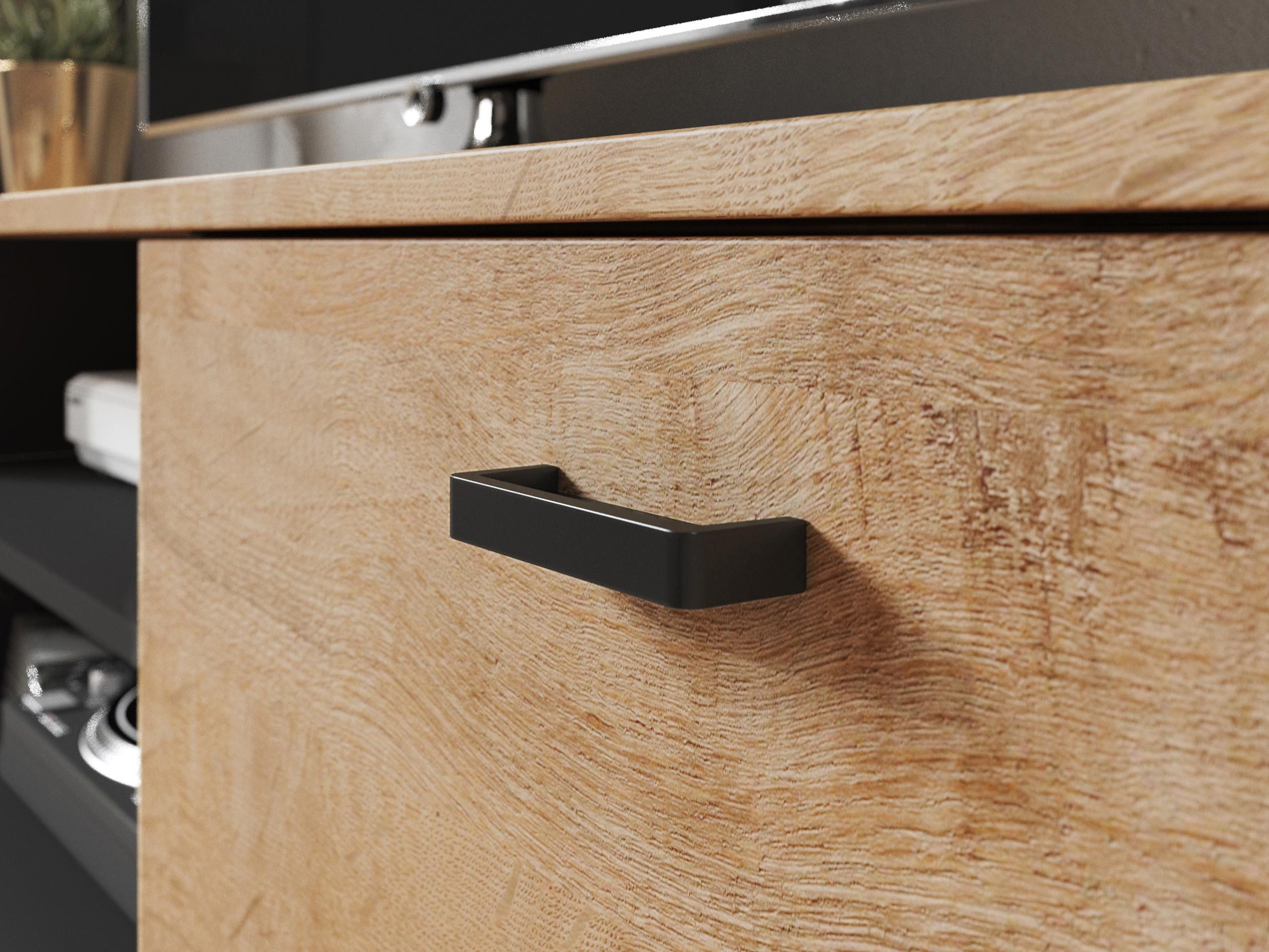 MIRJAN24 TV-Schrank Soho S04 (mit zwei Klappen) 140x43x37 cm