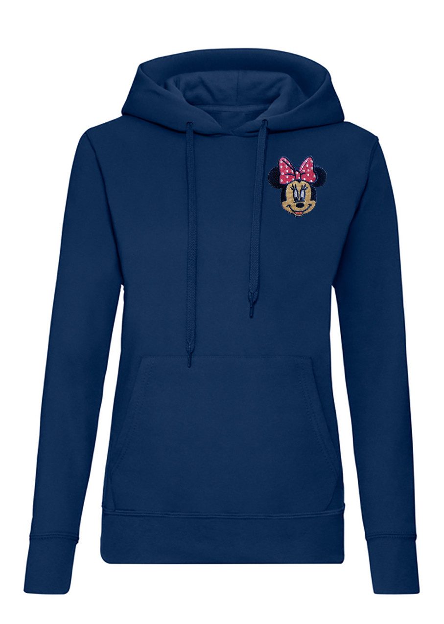 Blondie & Brownie Hoodie Minnie Mouse Hoodie Damen Disney Stickerei Retro Kapuzenpulli