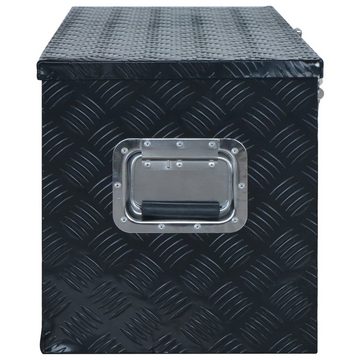 vidaXL Werkzeugbox Aluminiumkiste 1085 x 370 x 400 mm Schwarz