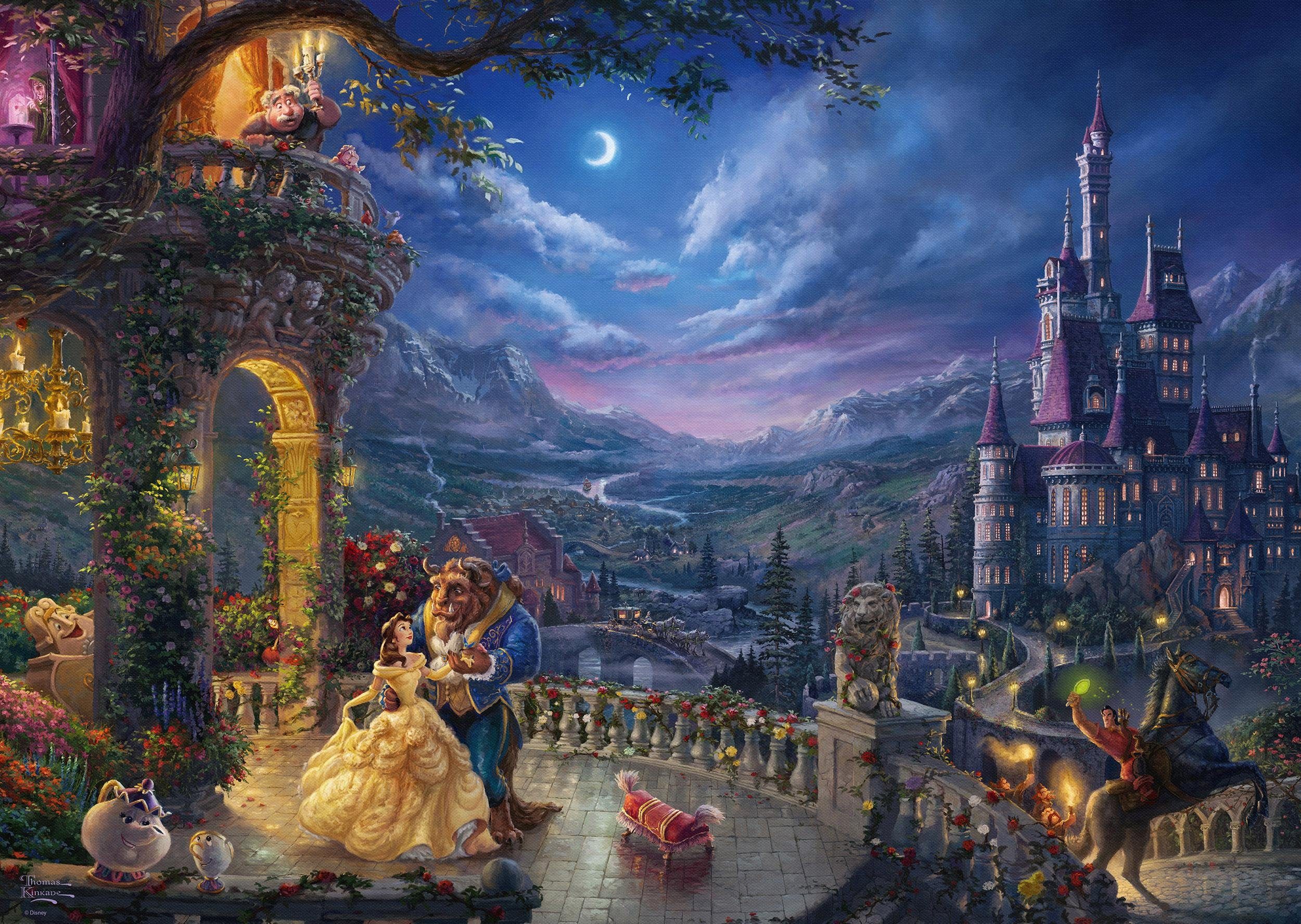 Schmidt Spiele Puzzle Disney Die Schöne und das Biest, Tanz im Mondlicht, 1 günstig online kaufen