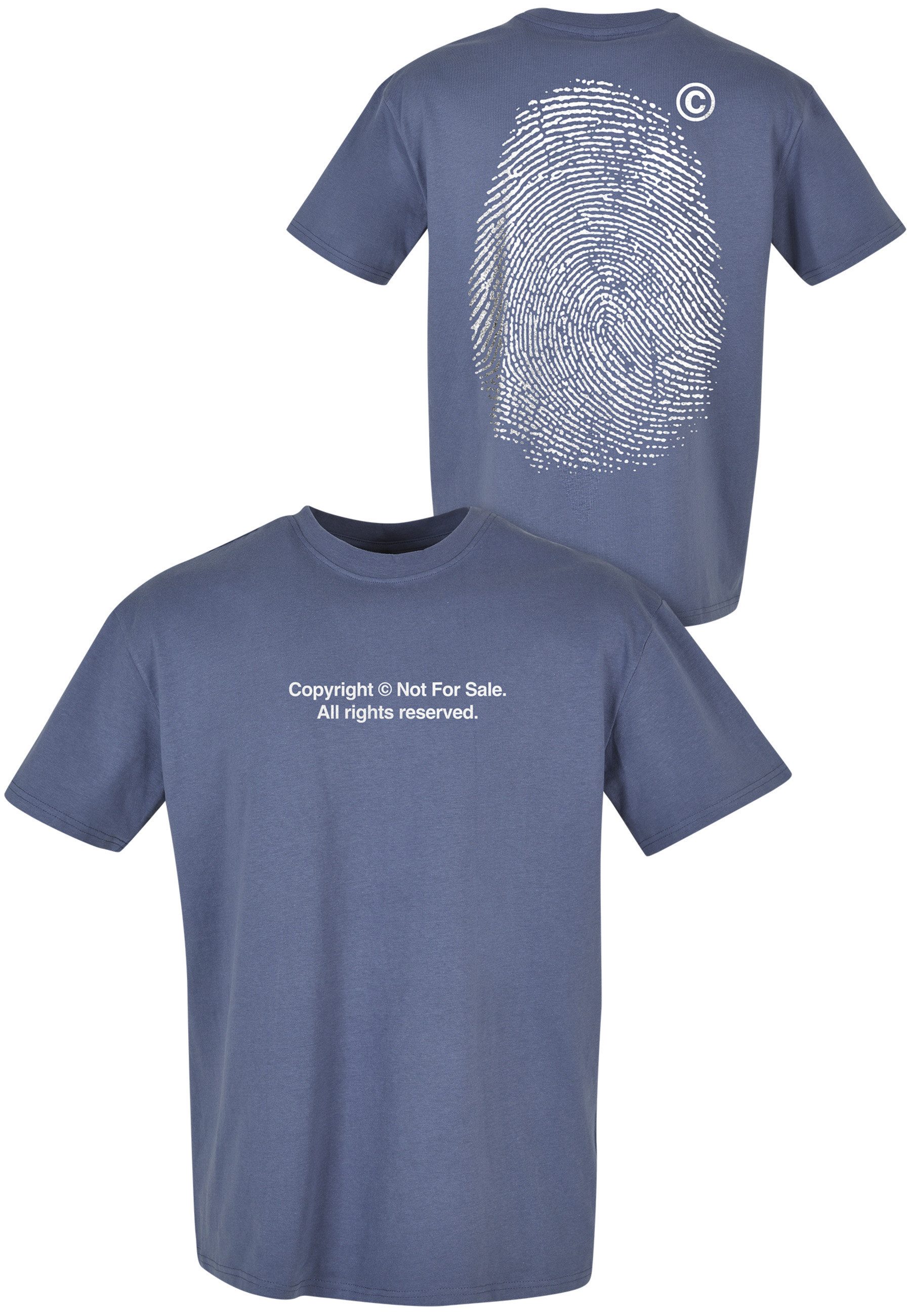 T-Shirt Upscale by Mister Tee Herren Fingerprint Oversize Tee
