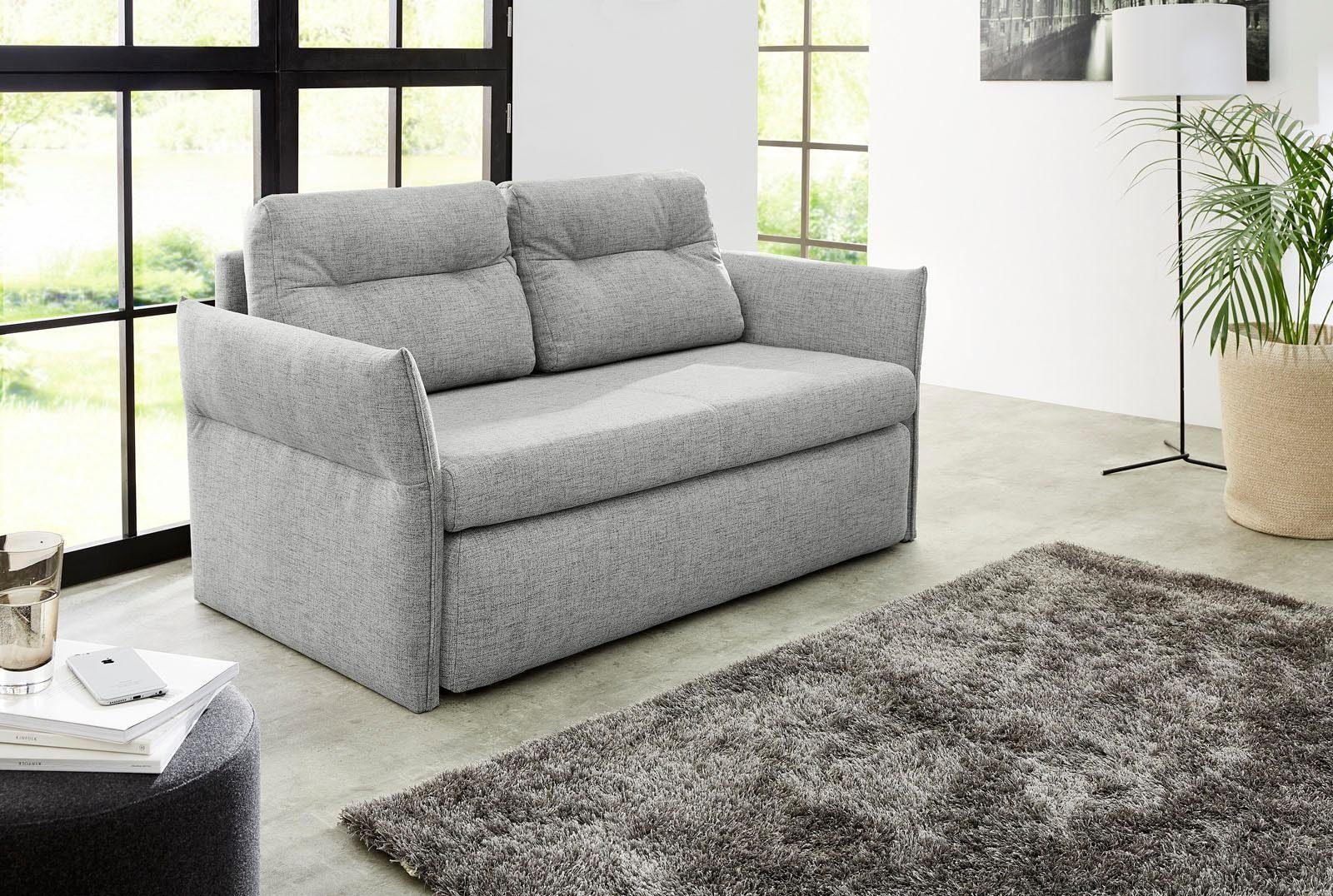 Jockenhöfer Gruppe Schlafsofa Tim, B: 158 cm, Liegefl. 130x200 cm, mit Schlaffunktion, Bettkasten & Rückenkissen