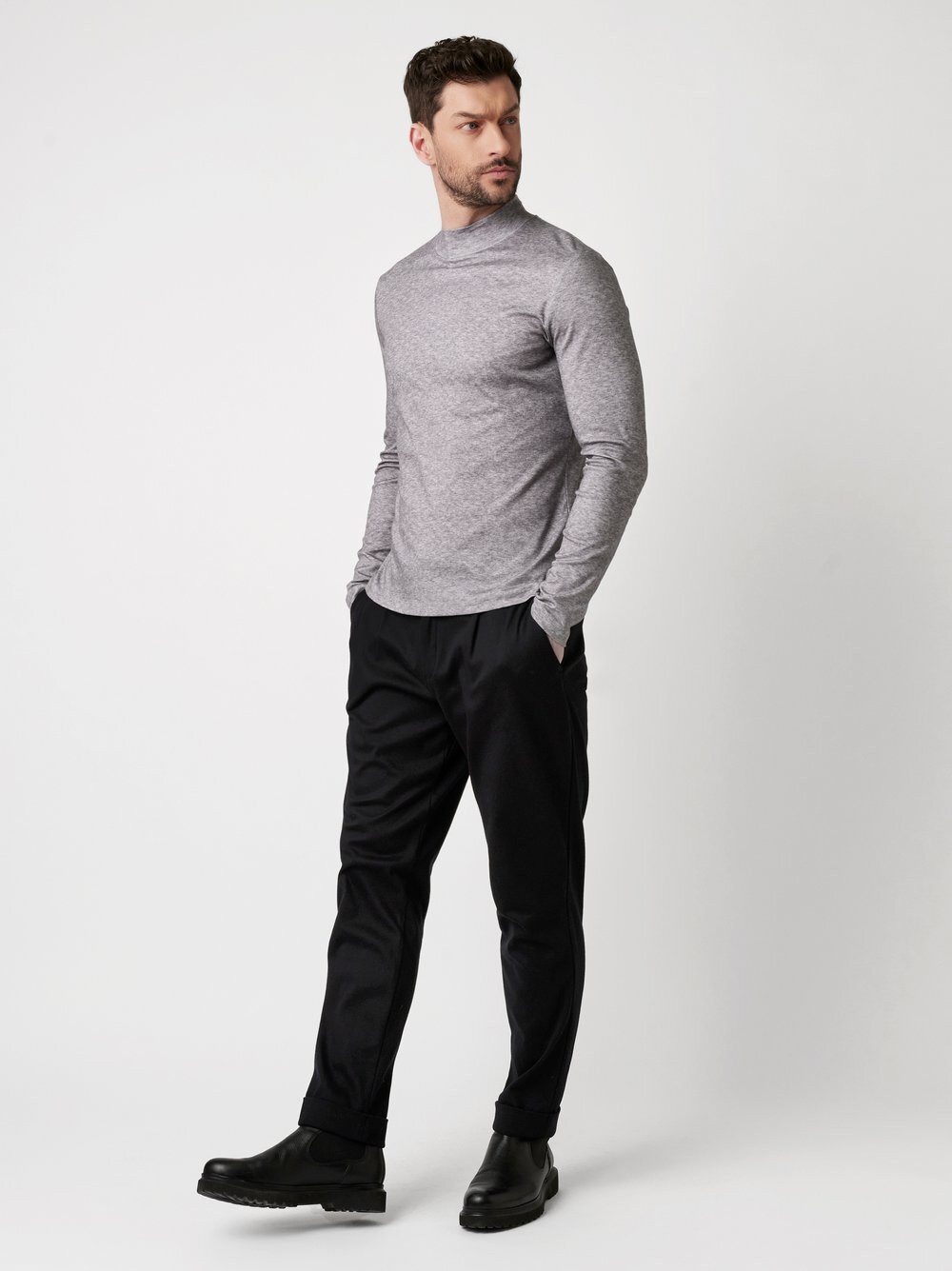 DESOTO T-Shirt Casual Turtleneck