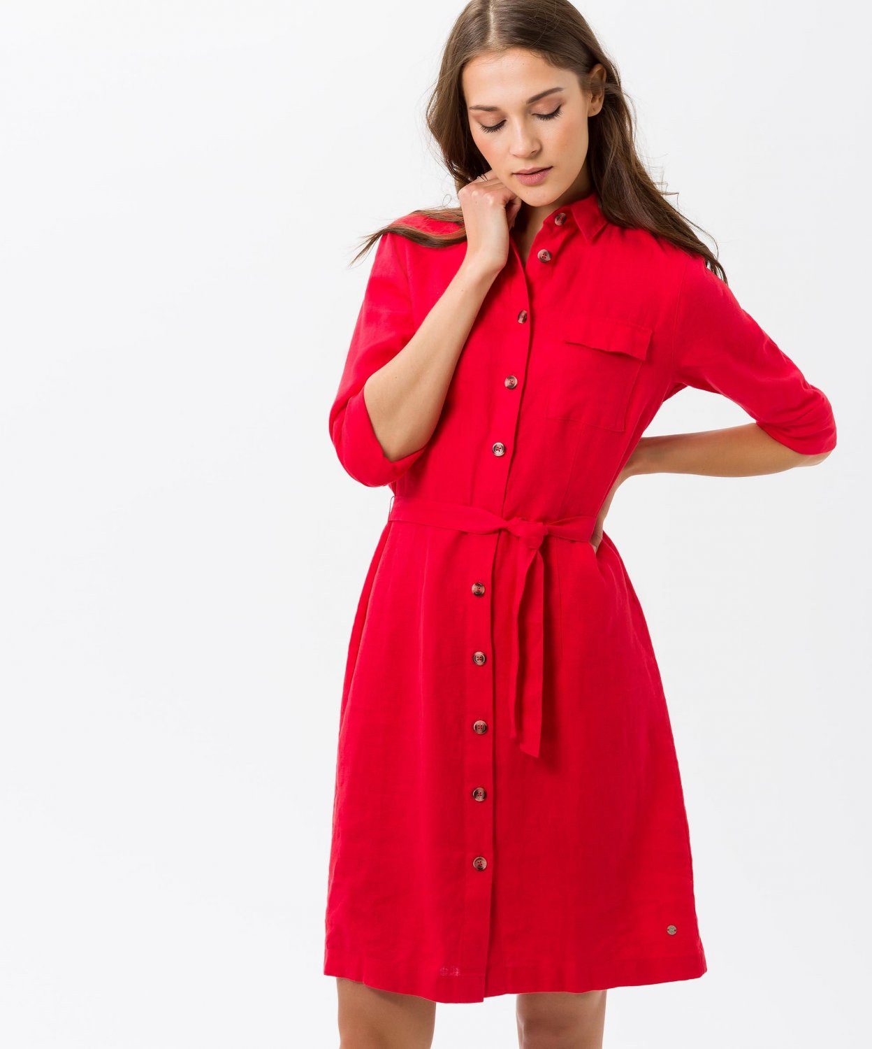 Brax Hemdblusenkleid Gillian Bindegürtel,Gr.40