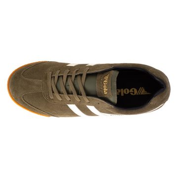 Gola Gola Harrier Suede Schuhe Herren Sneaker khaki/ Off White Black Sneaker