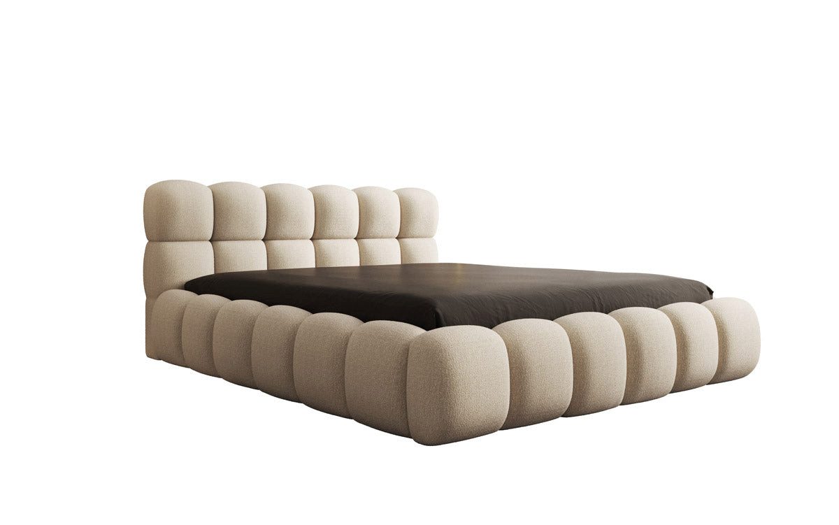 Luxusbetten24 Polsterbett Designer Polsterbett Boston Bouclé, günstig online kaufen