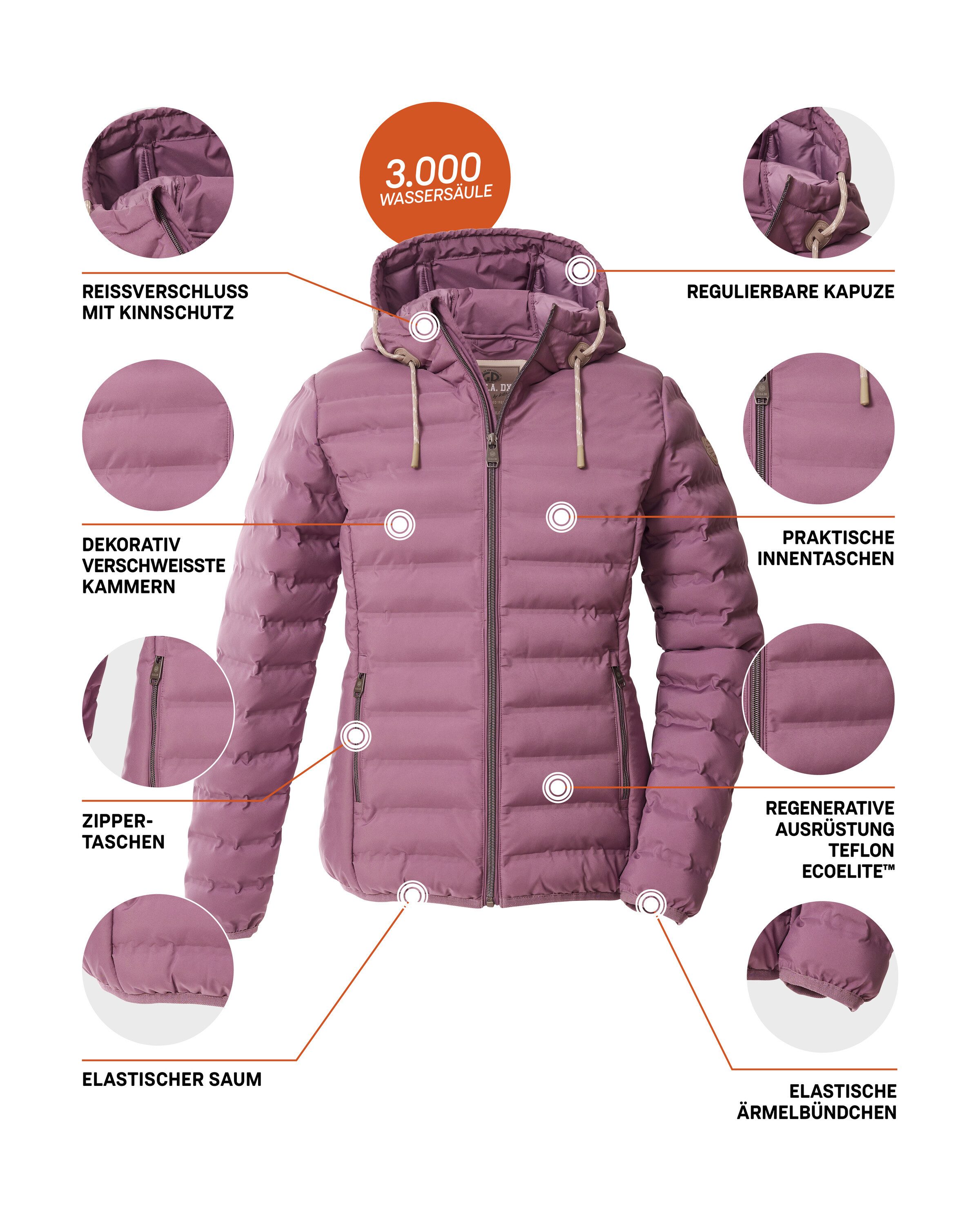 Steppjacke Damen Steppjacke OOGW 1