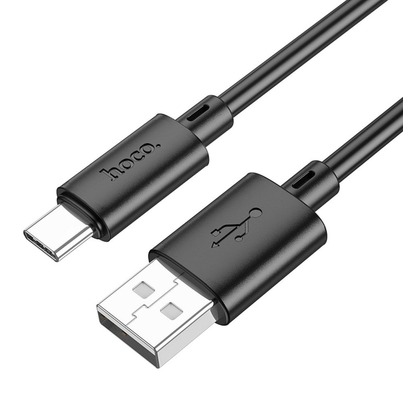 hoco. X88 USB-Kabel, USB-A Stecker, USB-C Buchse, Langlebiges 3A Schnellladekabel mit PVC-Beschichtung