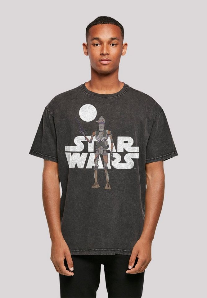 F4NT4STIC T-Shirt Star Wars The Mandalorian IG 11 Action Figure Premium  Qualität, Offiziell lizenziertes Star Wars T-Shirt