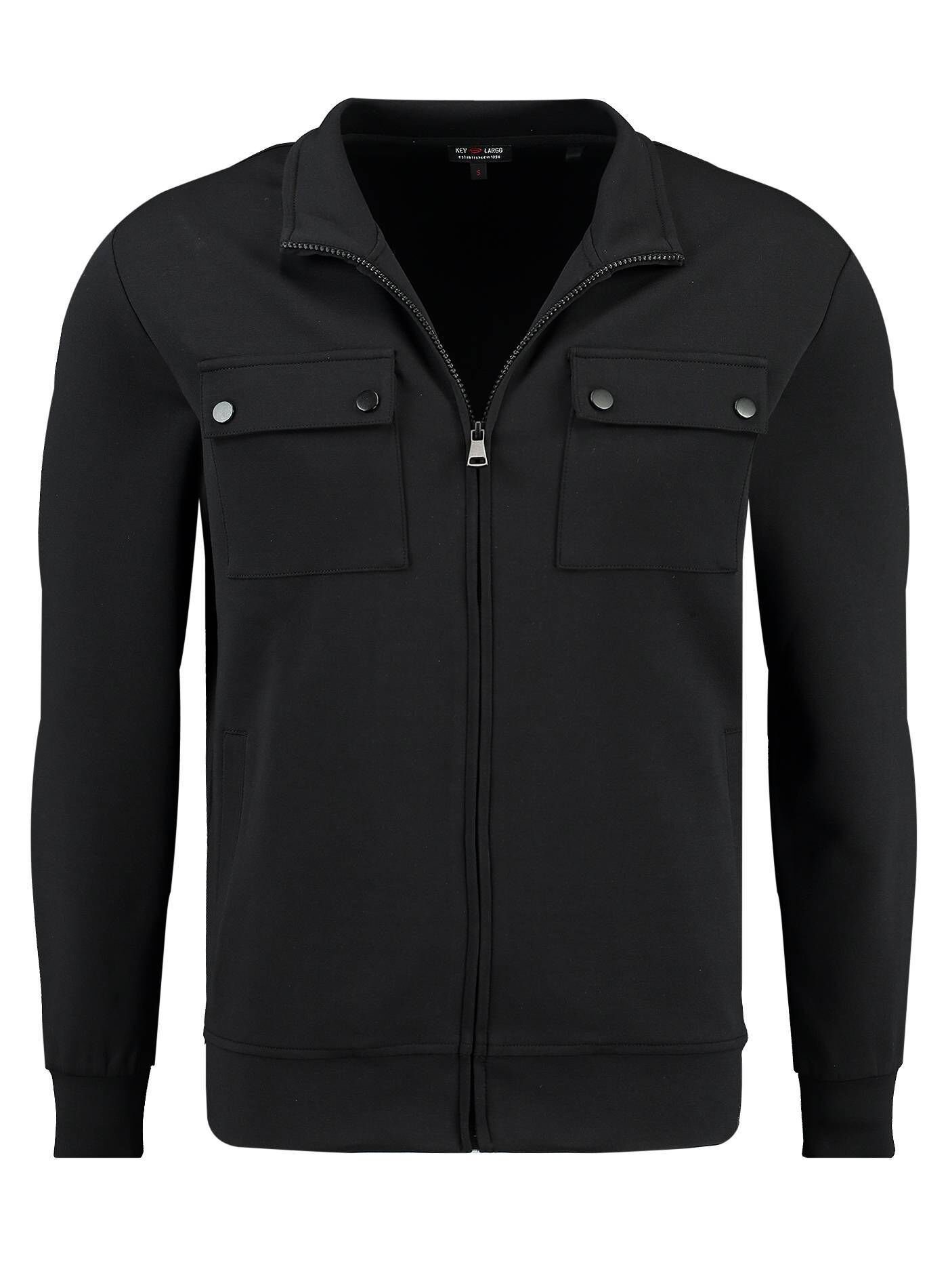 Key Largo Sweatjacke Herren Sweatjacke MSW TRAINER (1-tlg)