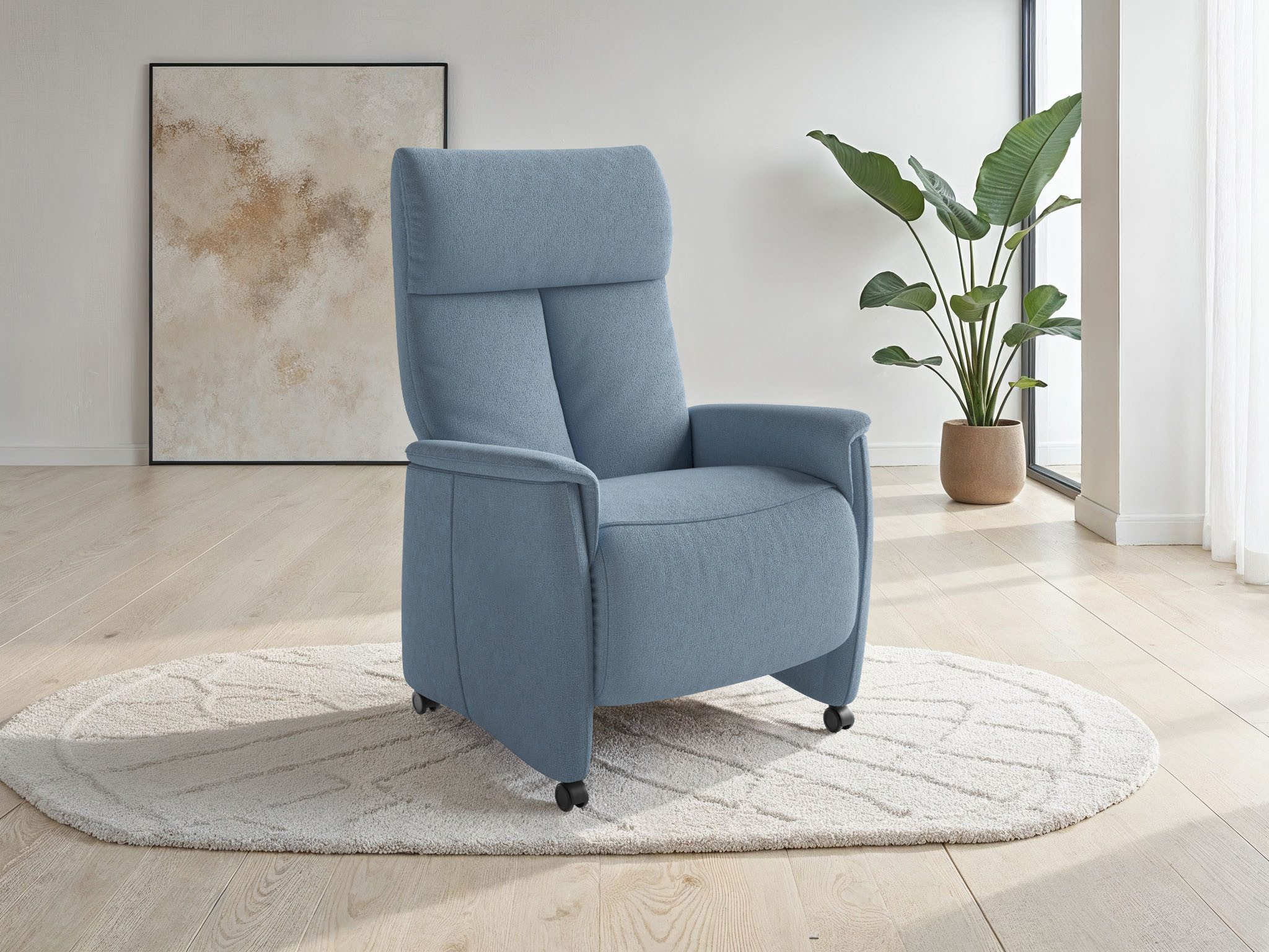 sit&more TV-Sessel Cremona Comfort, wahlweise manuell oder elektrischer Funktion mit Akku