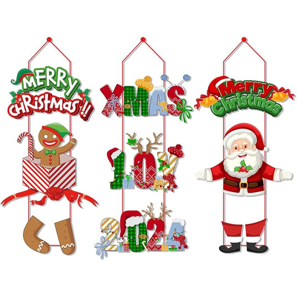 Kaket Weihnachtsfigur 9 Stück Weihnachts-Türdekorationen (9 St), Wand- und günstig online kaufen