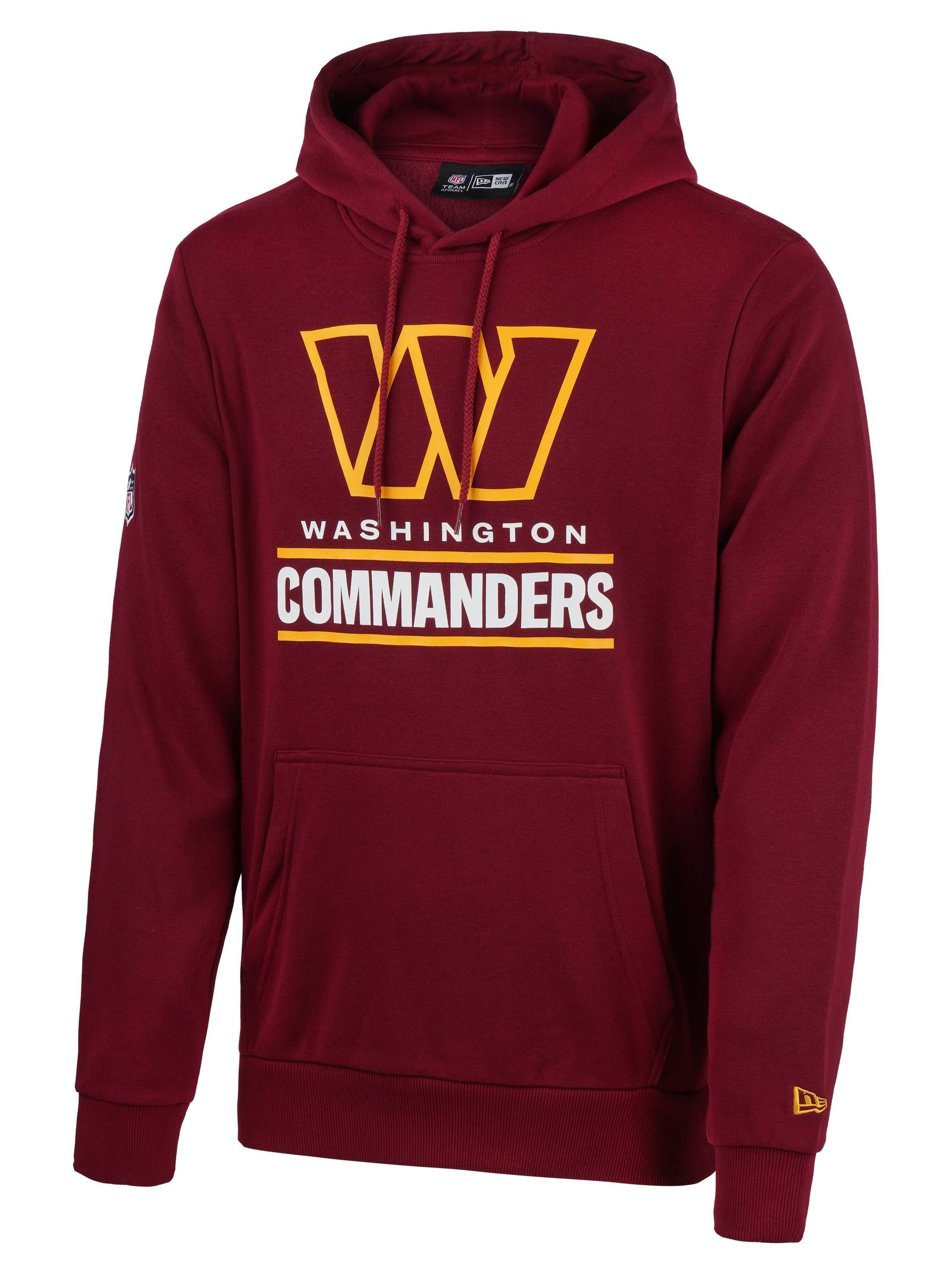 New Era Hoodie NFL Washington Commanders Team Logo and Name