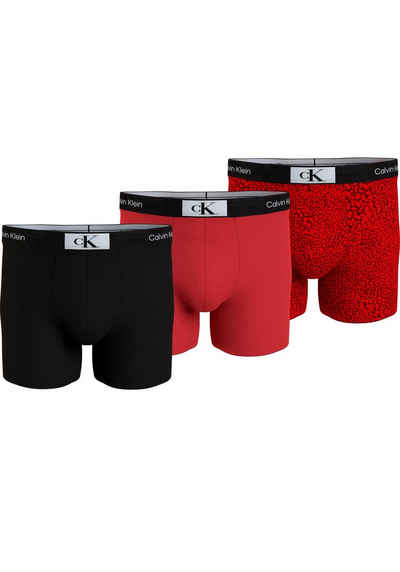Calvin Klein Underwear Boxer BOXER BRIEF 3PK (Packung, 3-St., 3er-Pack) mit Logo-Elastikbund