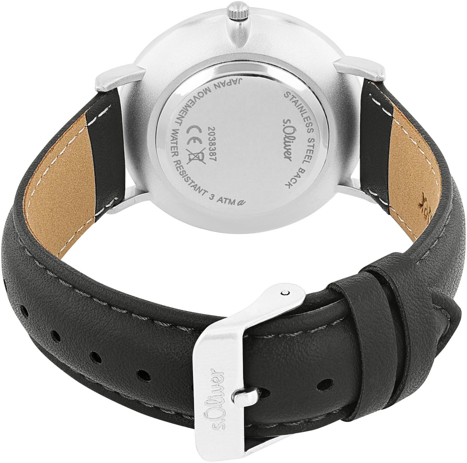 s.Oliver Quarzuhr 2038387, Armbanduhr, Herrenuhr, Mineralglas, analog günstig online kaufen