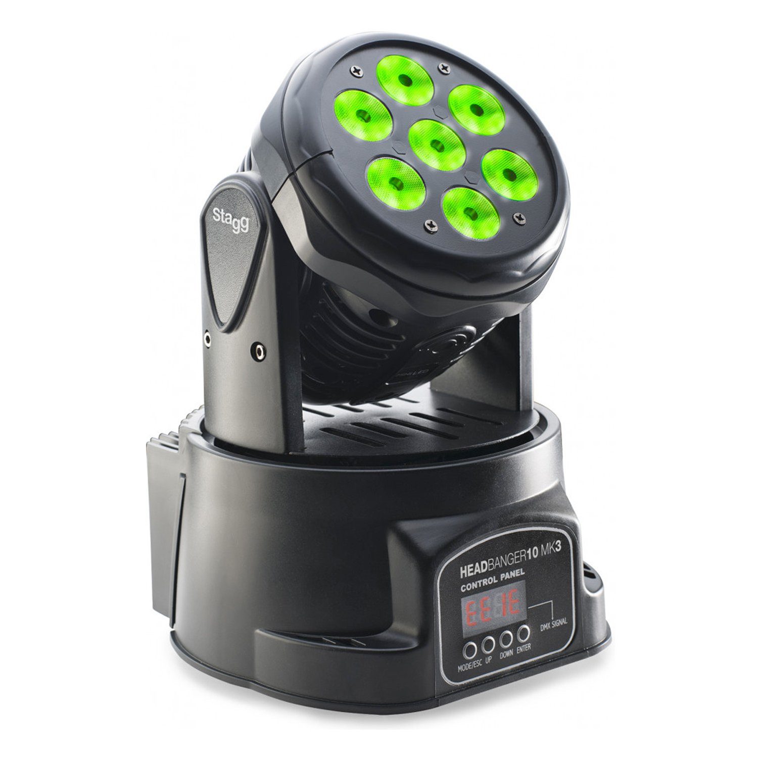 Stagg LED Discolicht Stagg Head Banger 10 LED Moving-Head Scheinwerfer, LED RGBW, Rot, Grün, Blau, Weiss