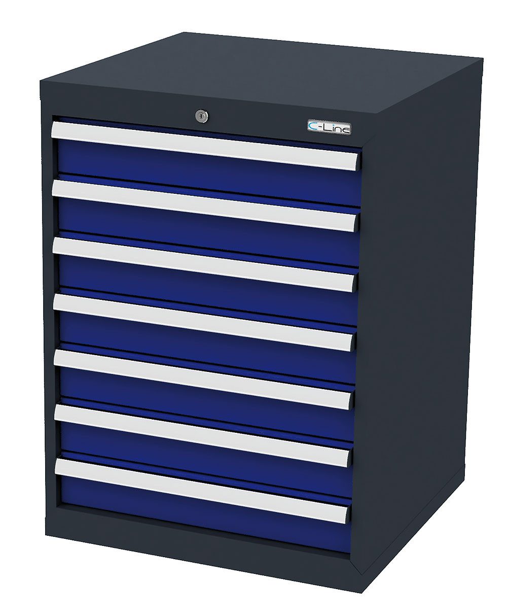 Simplaflex Werkzeugschrank Simplaflex Schubladenschrank, 7 Schubladen, BxTxH 700x575x820 mm
