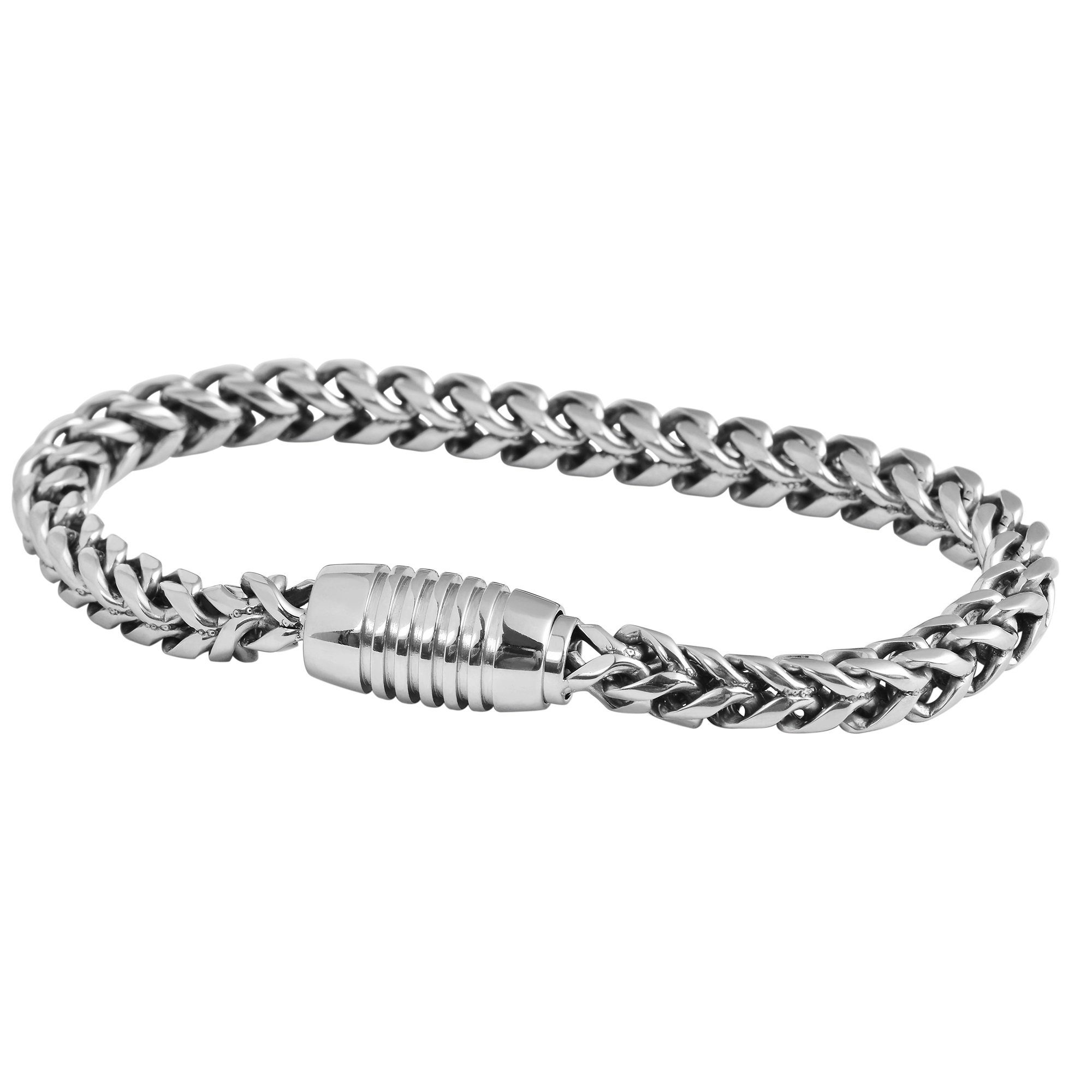 Adelia´s Edelstahlarmband Armband aus Edelstahl 22,5 cm, Schmuck, der  anzieht