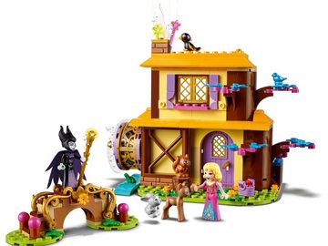 LEGO® Konstruktionsspielsteine LEGO® Disney™ - Auroras Waldhütte, (Set, 300 St)