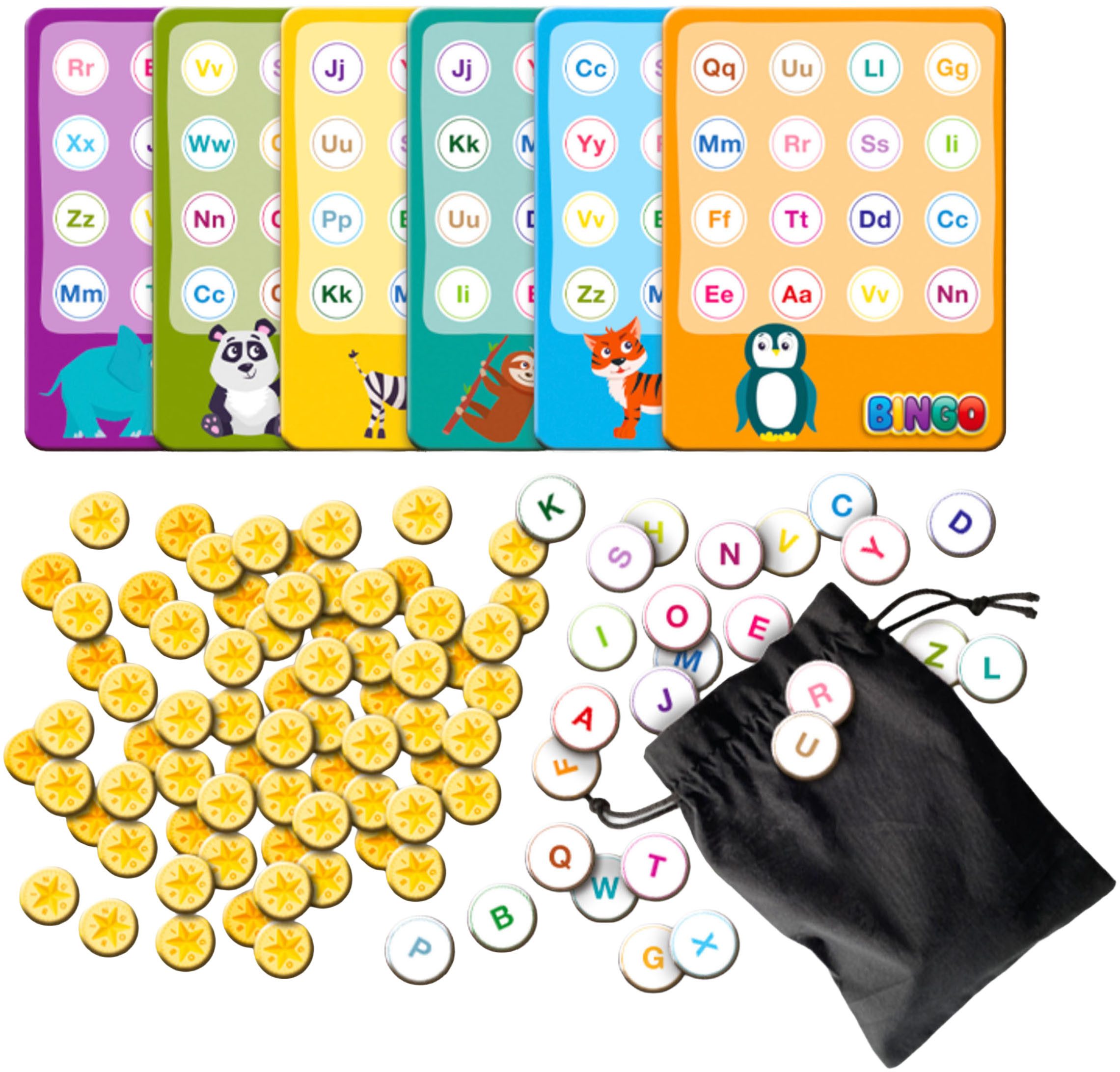 Noris Spiel Buchstaben Bingo