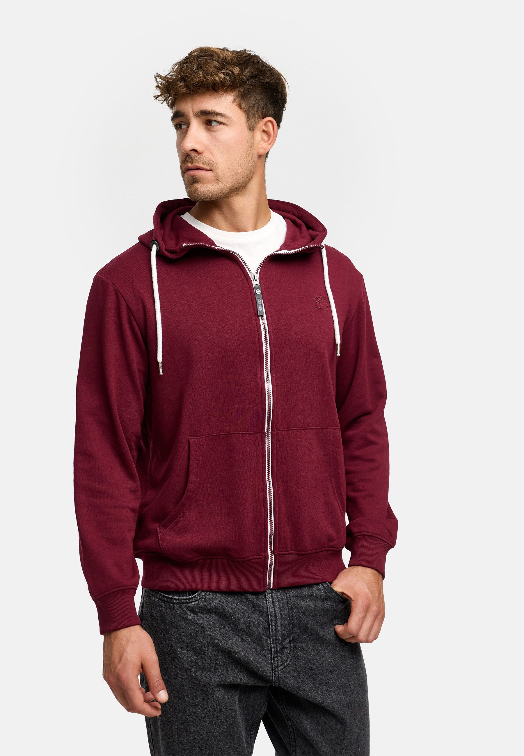 Indicode Kapuzensweatjacke Herren INChristos Hoodie Sweatjacke Herrenjacke günstig online kaufen