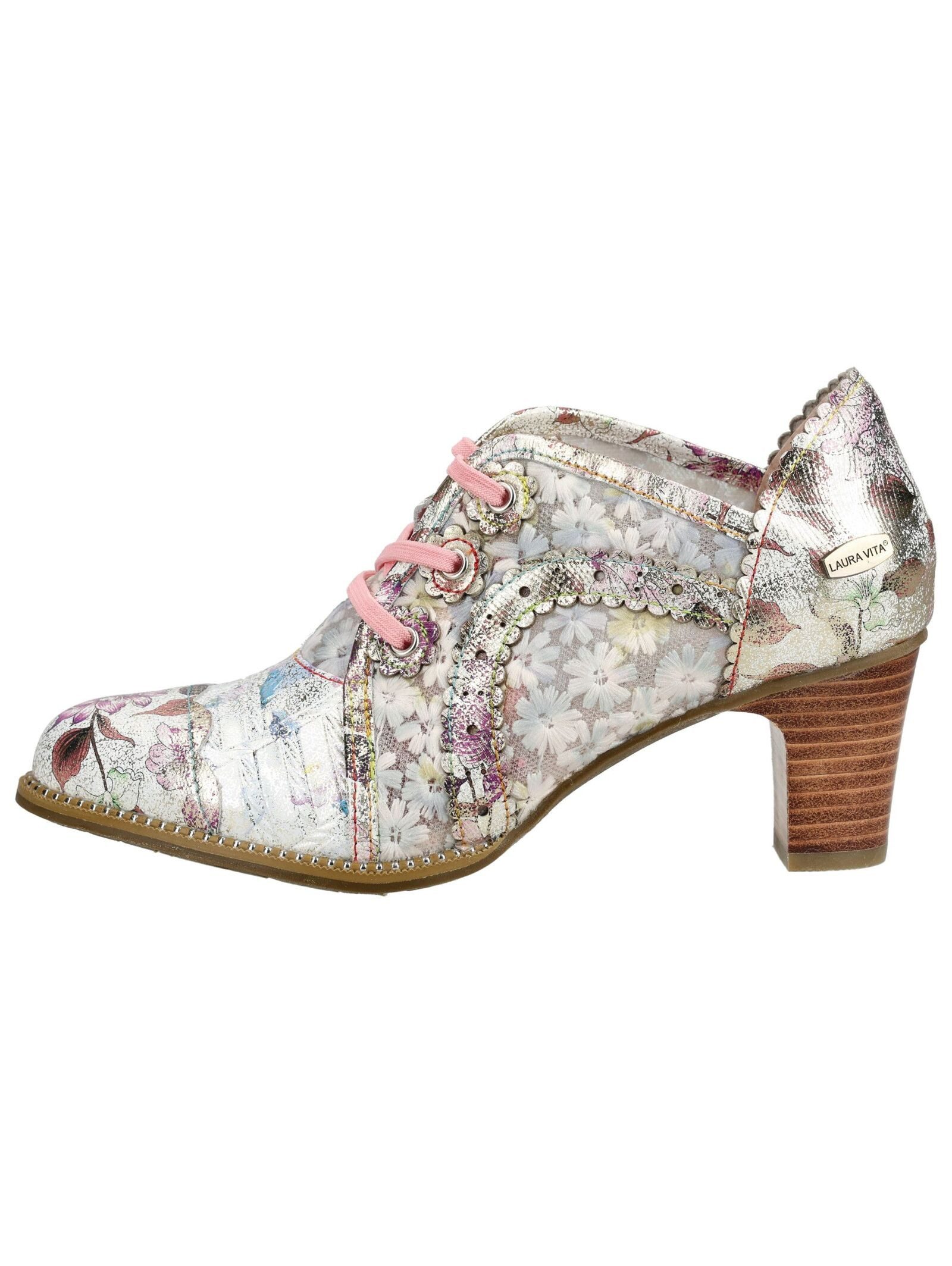 LAURA VITA LAURA VITA Stiefelette Lederimitat/Textil Schnürstiefelette günstig online kaufen