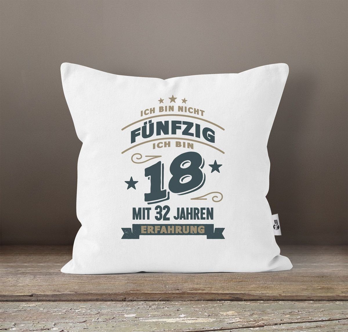 MoonWorks Dekokissen Kissenbezug Spruch Geburtstag Geschenk günstig online kaufen