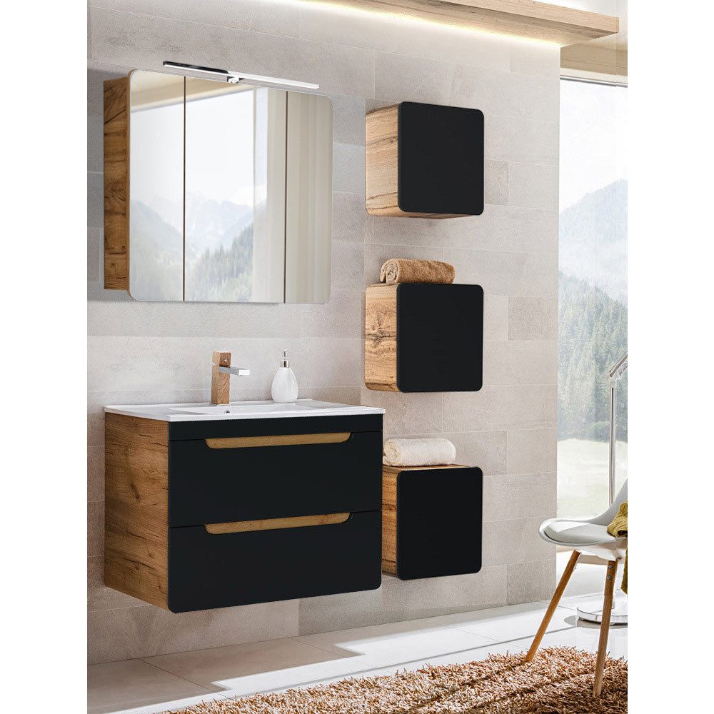 Lomadox Badmöbel-Set NEW-LUTON, (Spar-Set, 5-St), mit günstig online kaufen