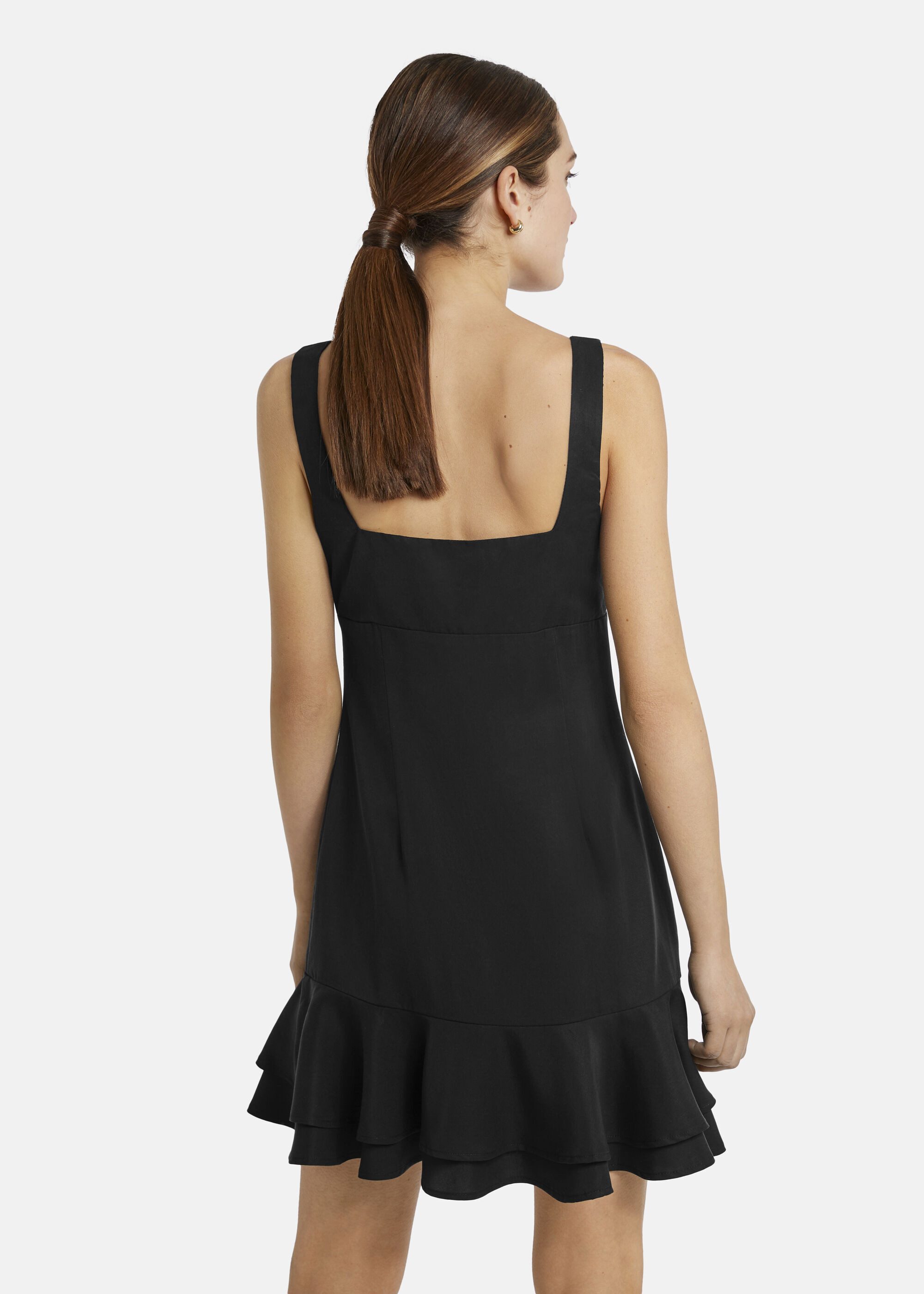 Nicowa Cocktailkleid LONIWA (1-tlg) weichem Tencel-Twill