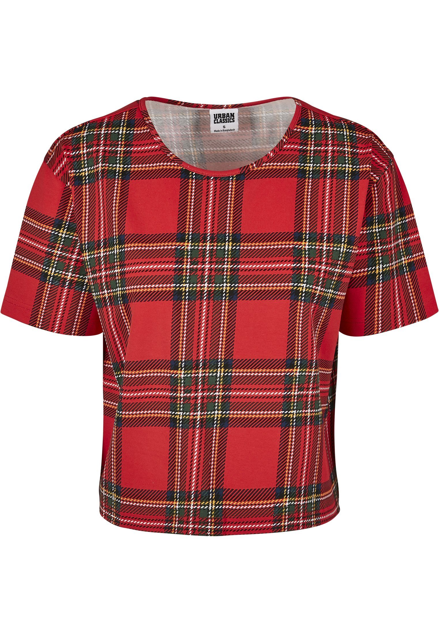 CLASSICS Tartan Damen T-Shirt Tee Oversized Ladies Short URBAN (1-tlg) AOP