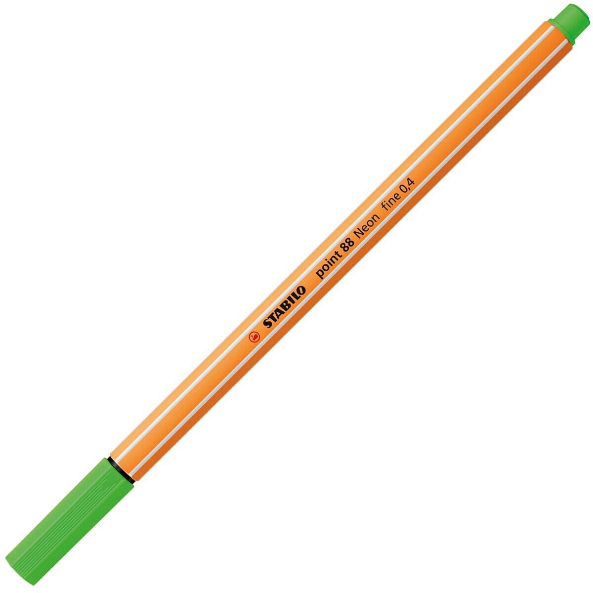 STABILO Fineliner point 88® neon, (1-tlg), in leuchtender Neonfarbe