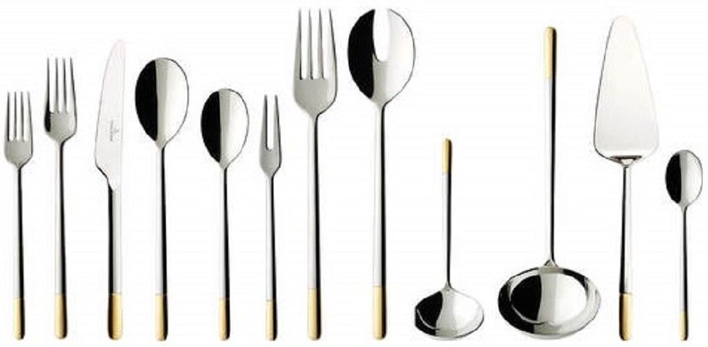 Villeroy & Boch Besteck-Set Ella teilvergoldet Tafelbesteck 70tlg.