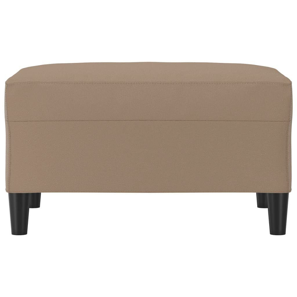 vidaXL Polsterhocker Fußhocker Cappuccino-Braun 70x55x41 cm günstig online kaufen