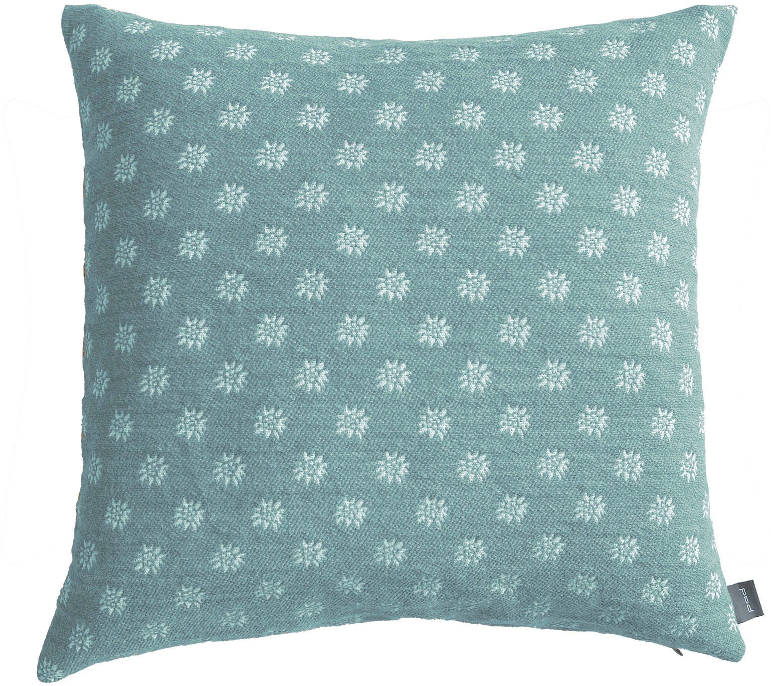 PAD Dekokissen EDEL, Made in Europe, Kissenbezug ohne Füllung, Motiv Edelweiß, 1 Stück, 30x50cm & 45x45 cm