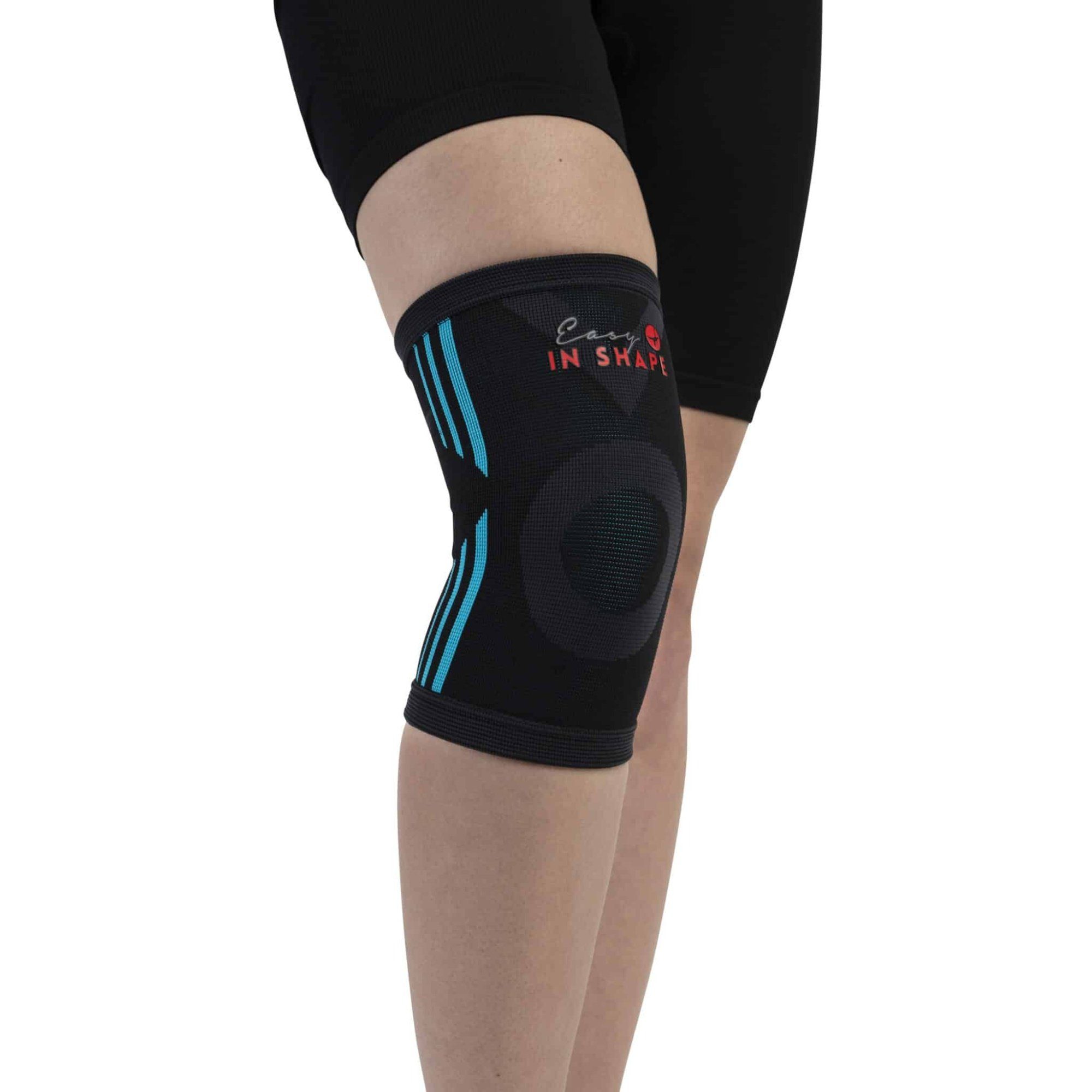 Medosan Kniebandage Kniebandage, elastisch, für Sport & Alltag, schwarz