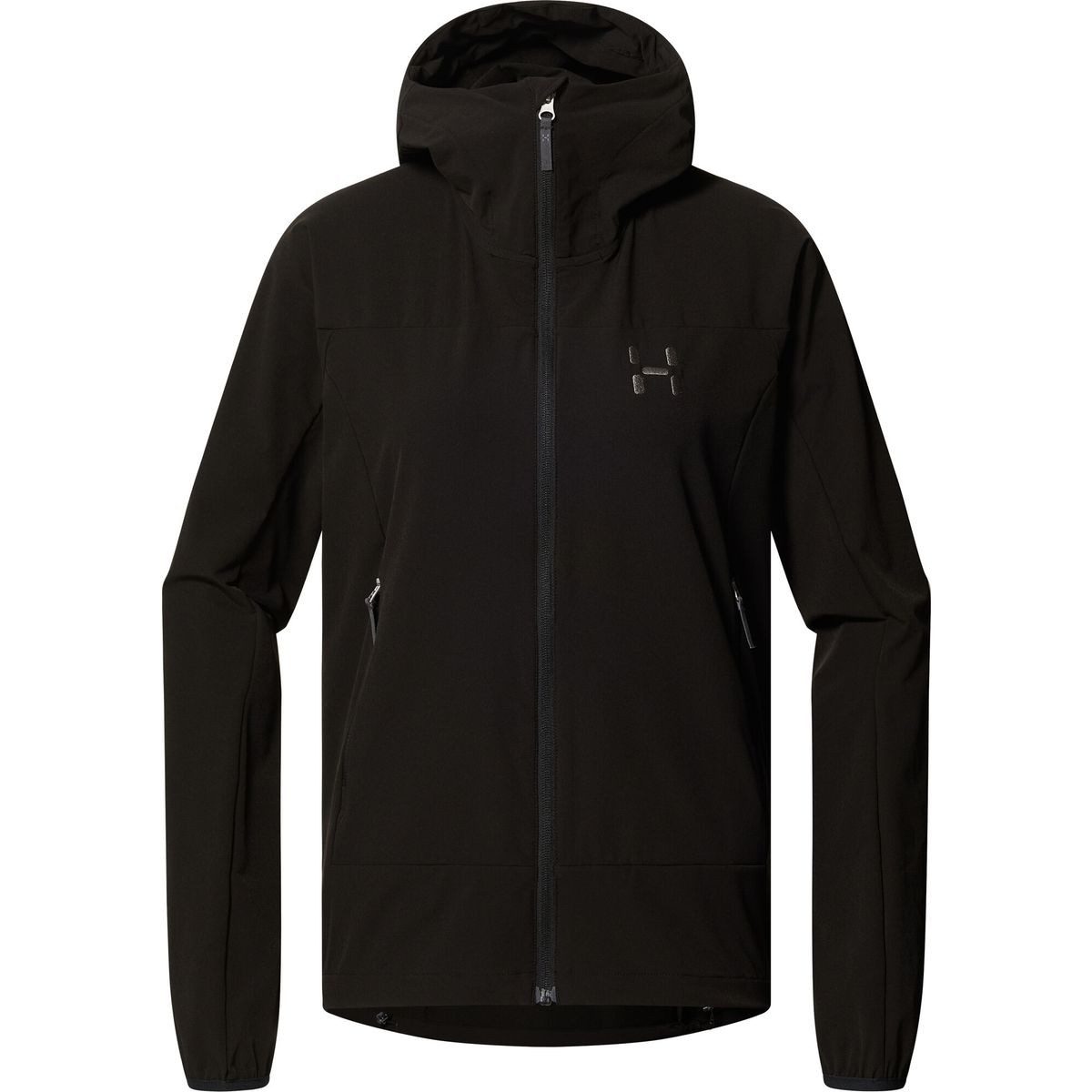 Haglöfs Softshelljacke Rosson Softshell Hood Women Robuste und wasserabweisende Softshell-Jacke für Damen, ideal für