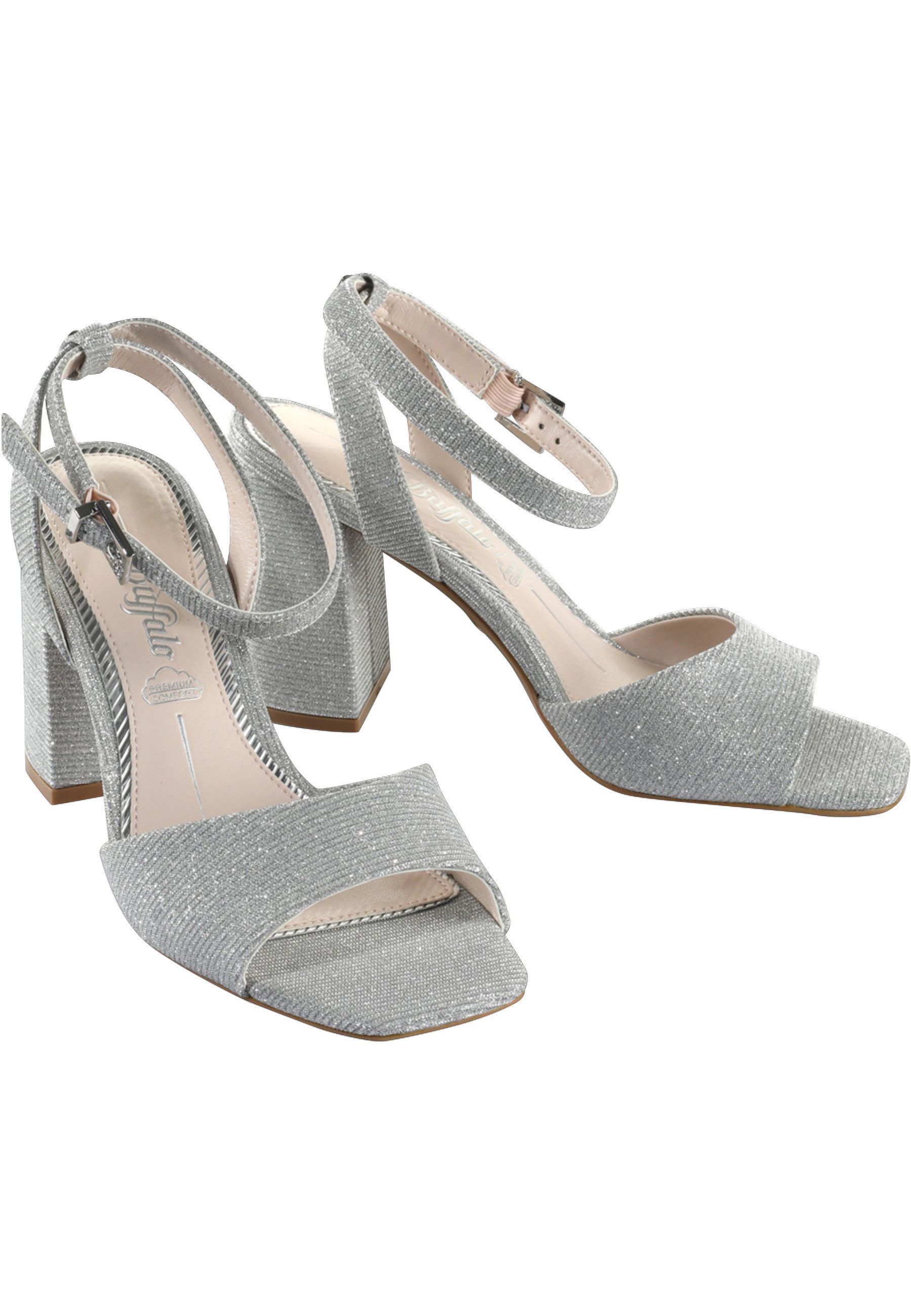Buffalo Buffalo Buffalo Charlotte Neat - Vegan Glitter High-Heel-Pumps – Bild 3 von 5