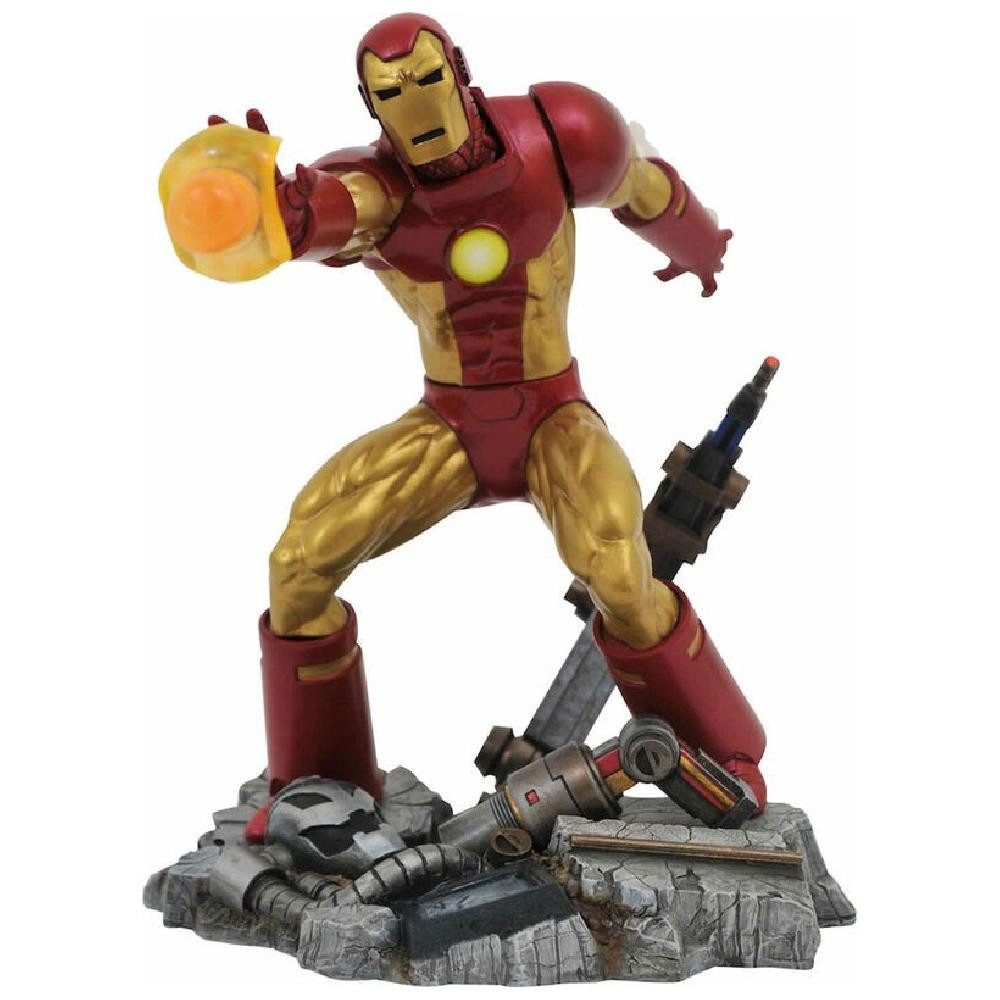 Diamond Select Toys Sammelfigur Marvel Gallery Comic Iron Man Figure 23cm