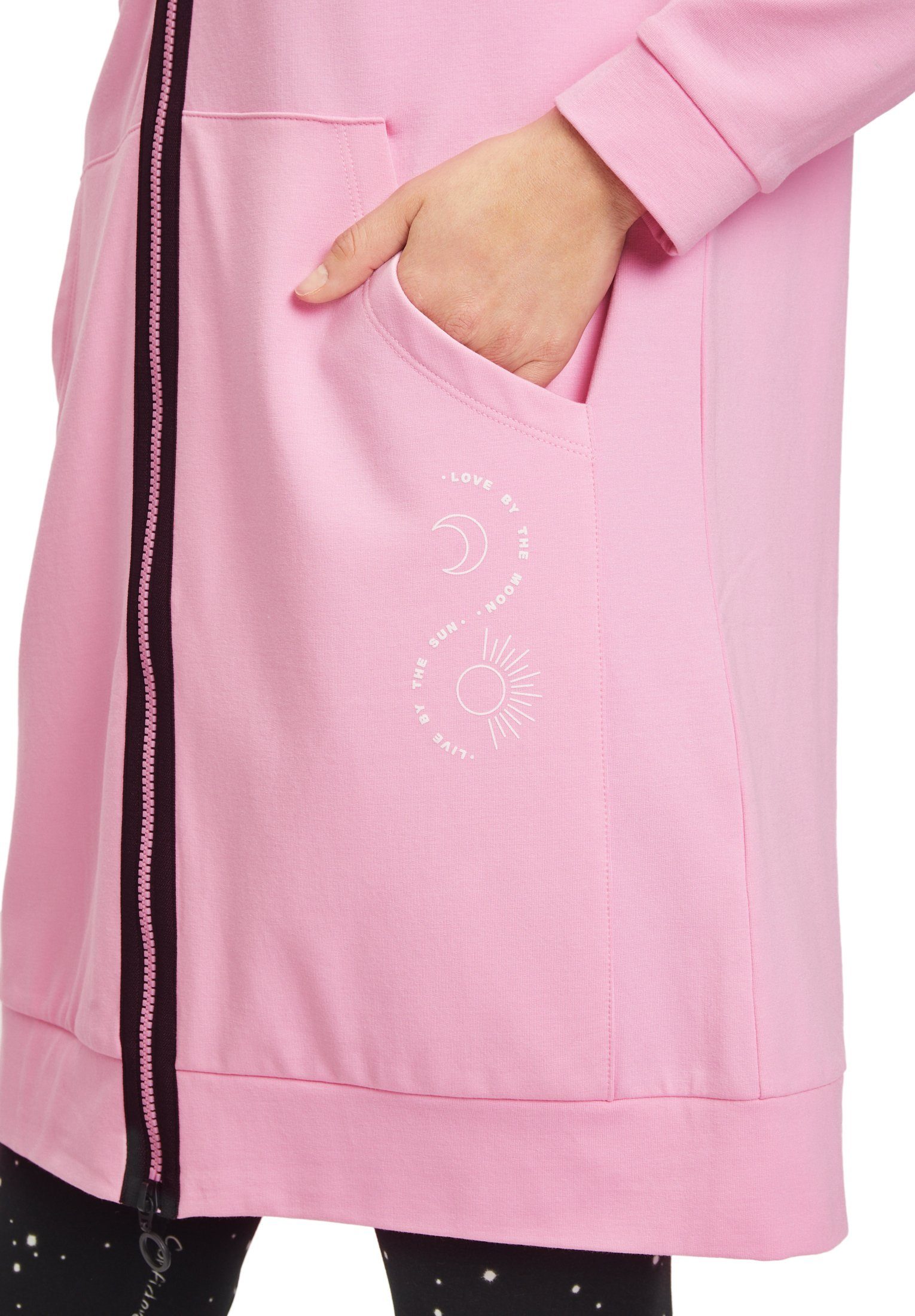 Betty Barclay Trainingsjacke mit Druck Prism Kapuze Pink